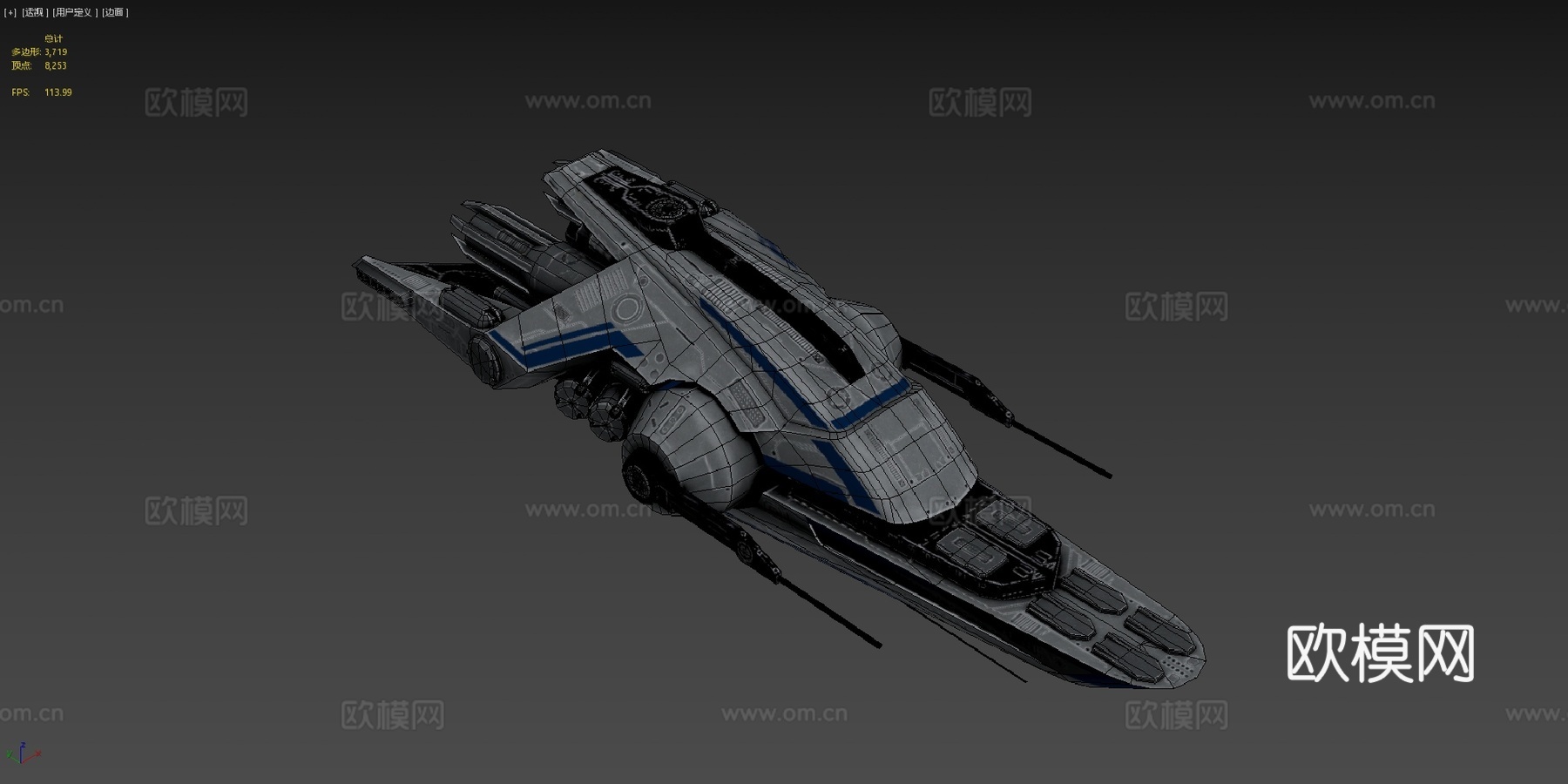 阿尔格尼布巡洋舰su模型