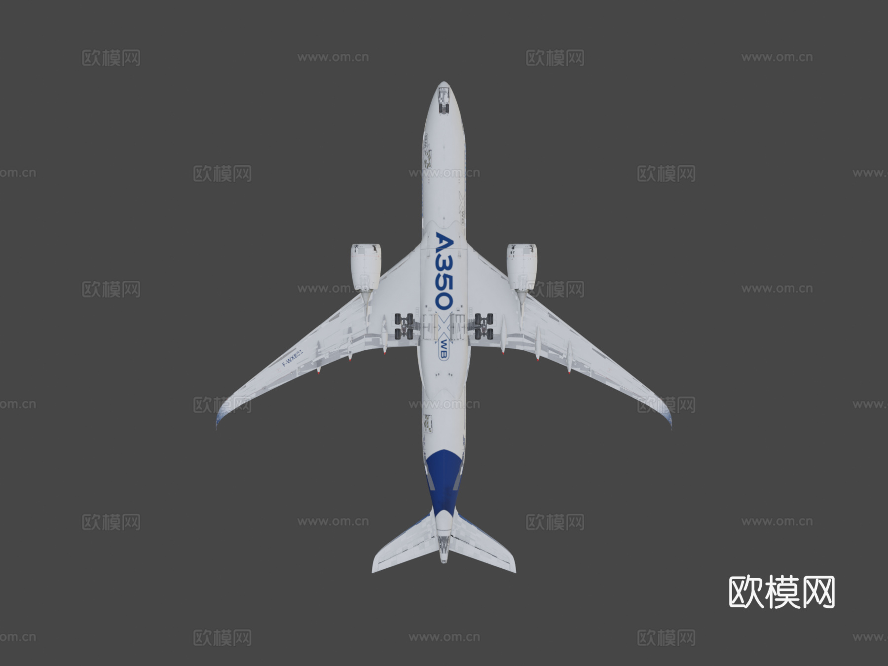 空客A350 900su模型