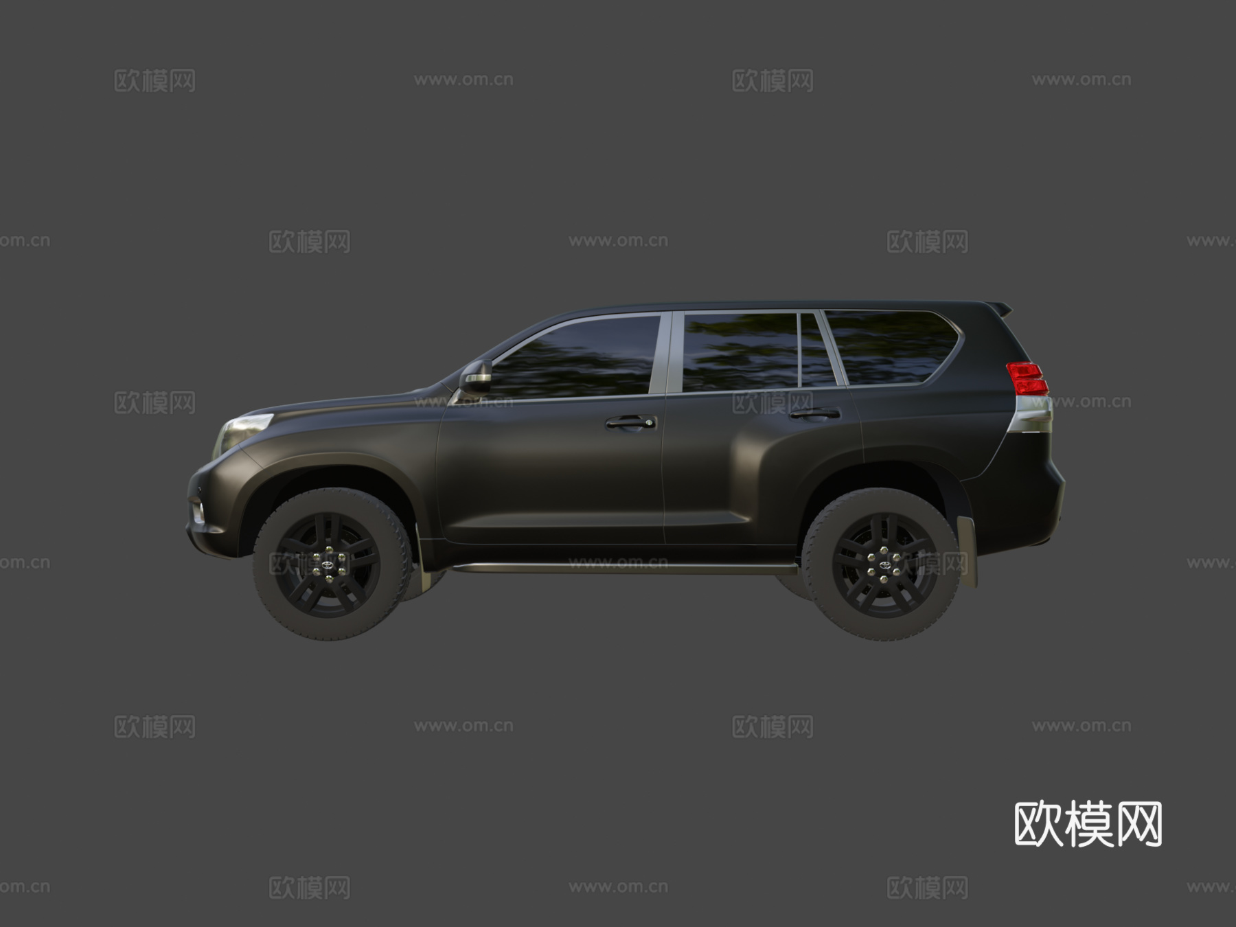 丰田普拉多2010款3D模型su模型