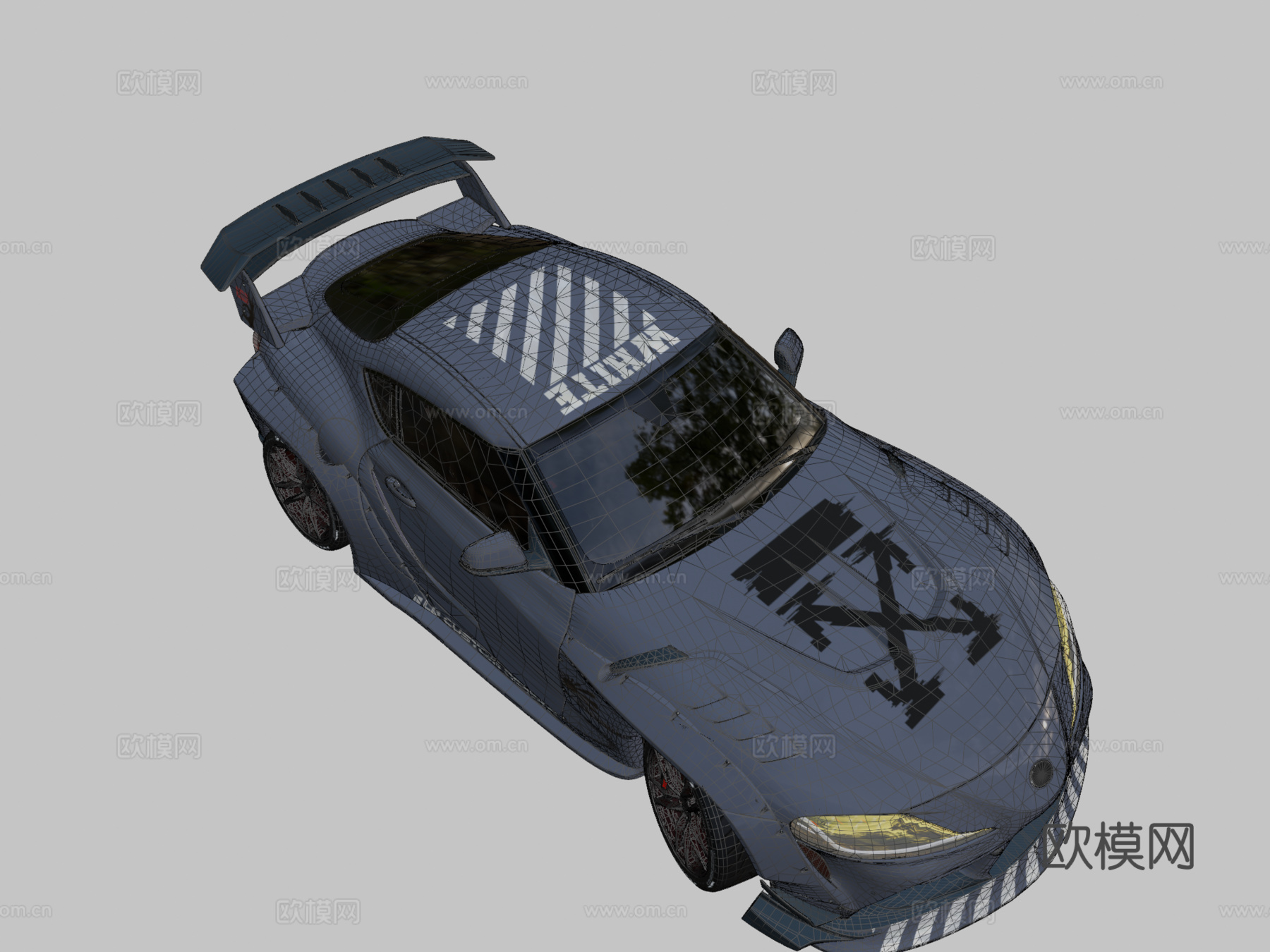 丰田 Supra GR 2020 LB 宽体套件su模型