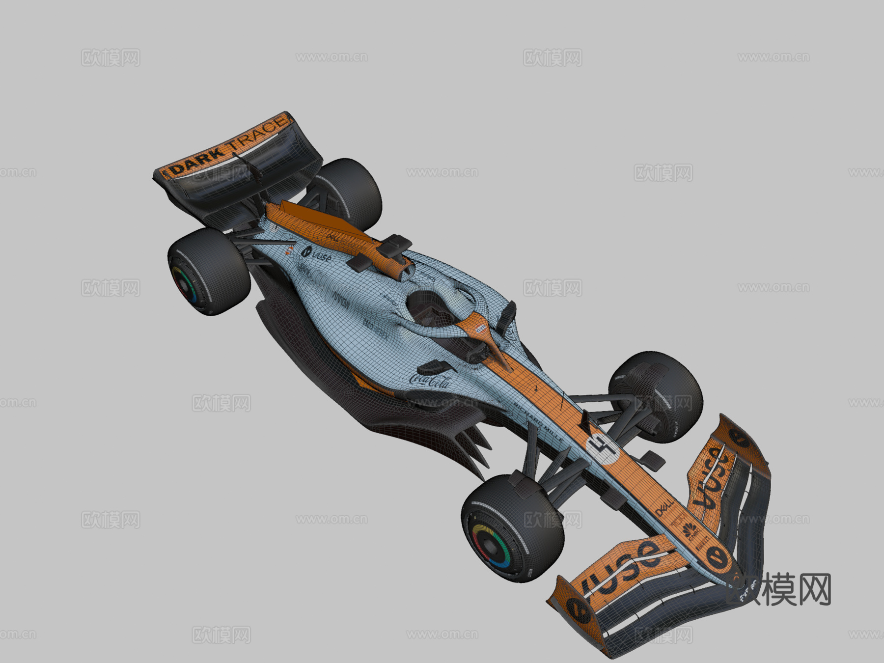 海湾迈凯伦F1 2022汽车su模型