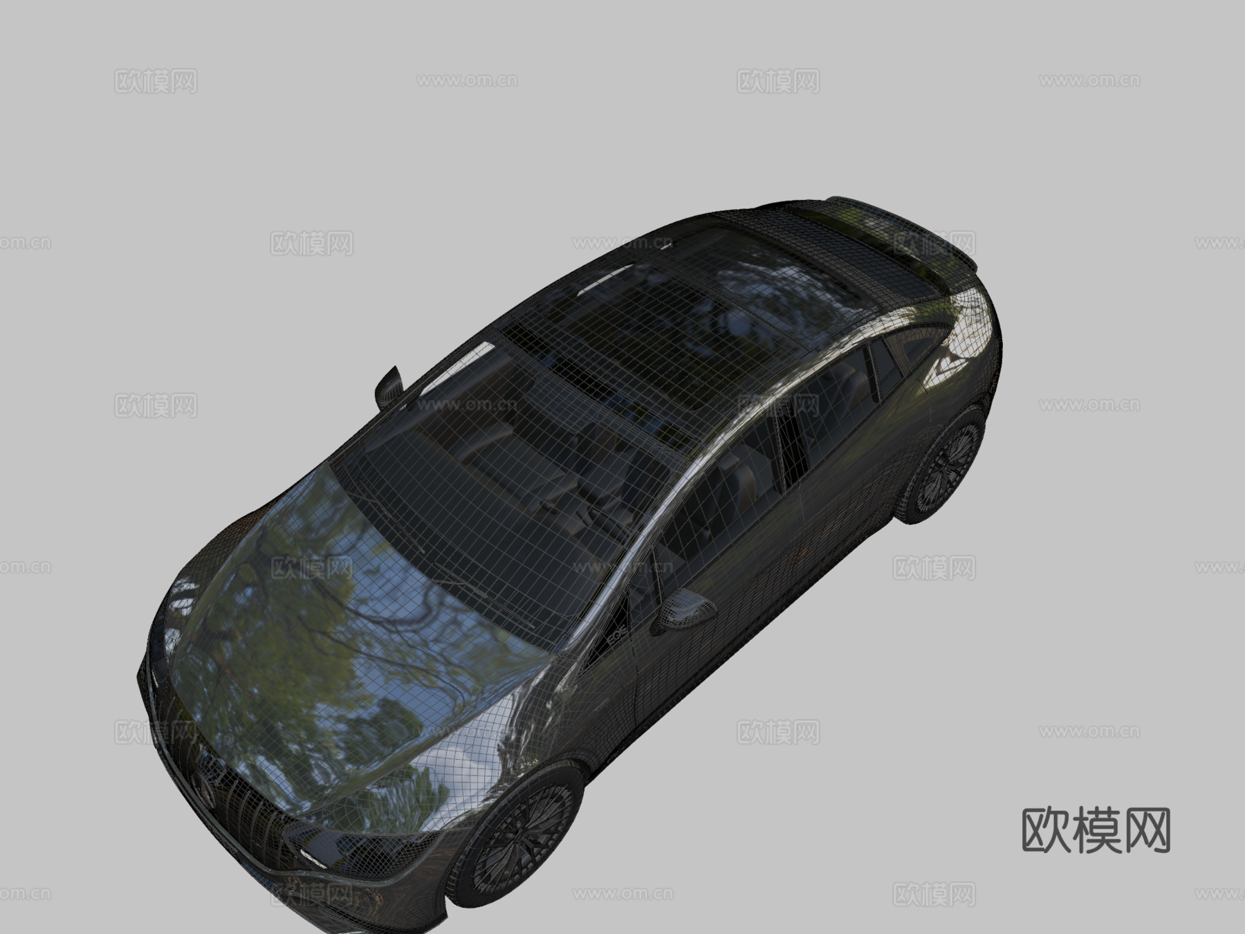 梅赛德斯奔驰EQE AMGsu模型