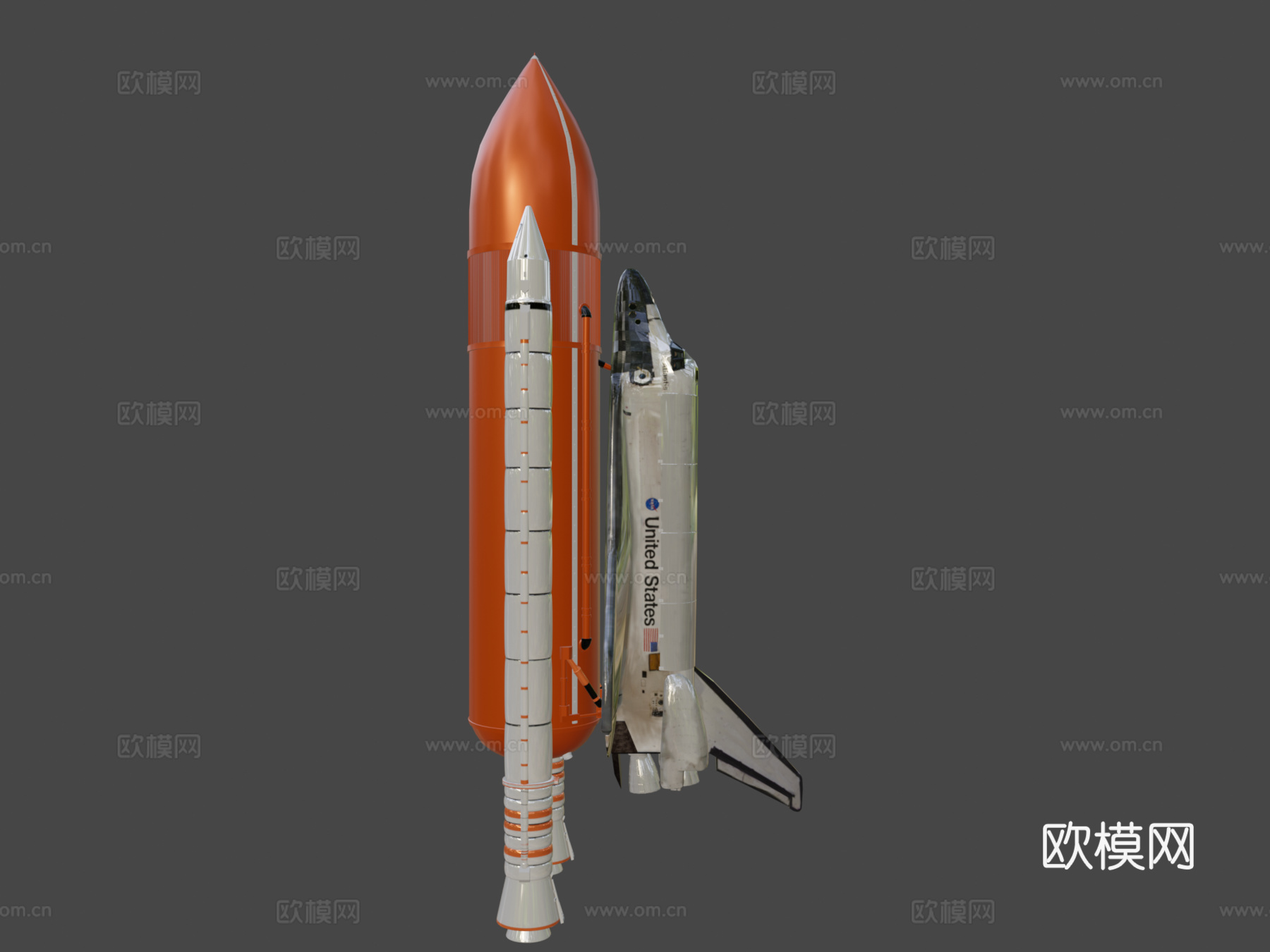 航天飞机亚特兰蒂斯号su模型