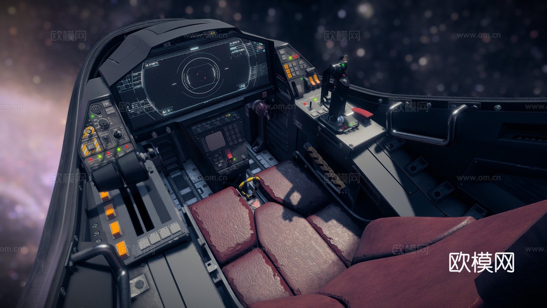 科幻驾驶舱 7su模型