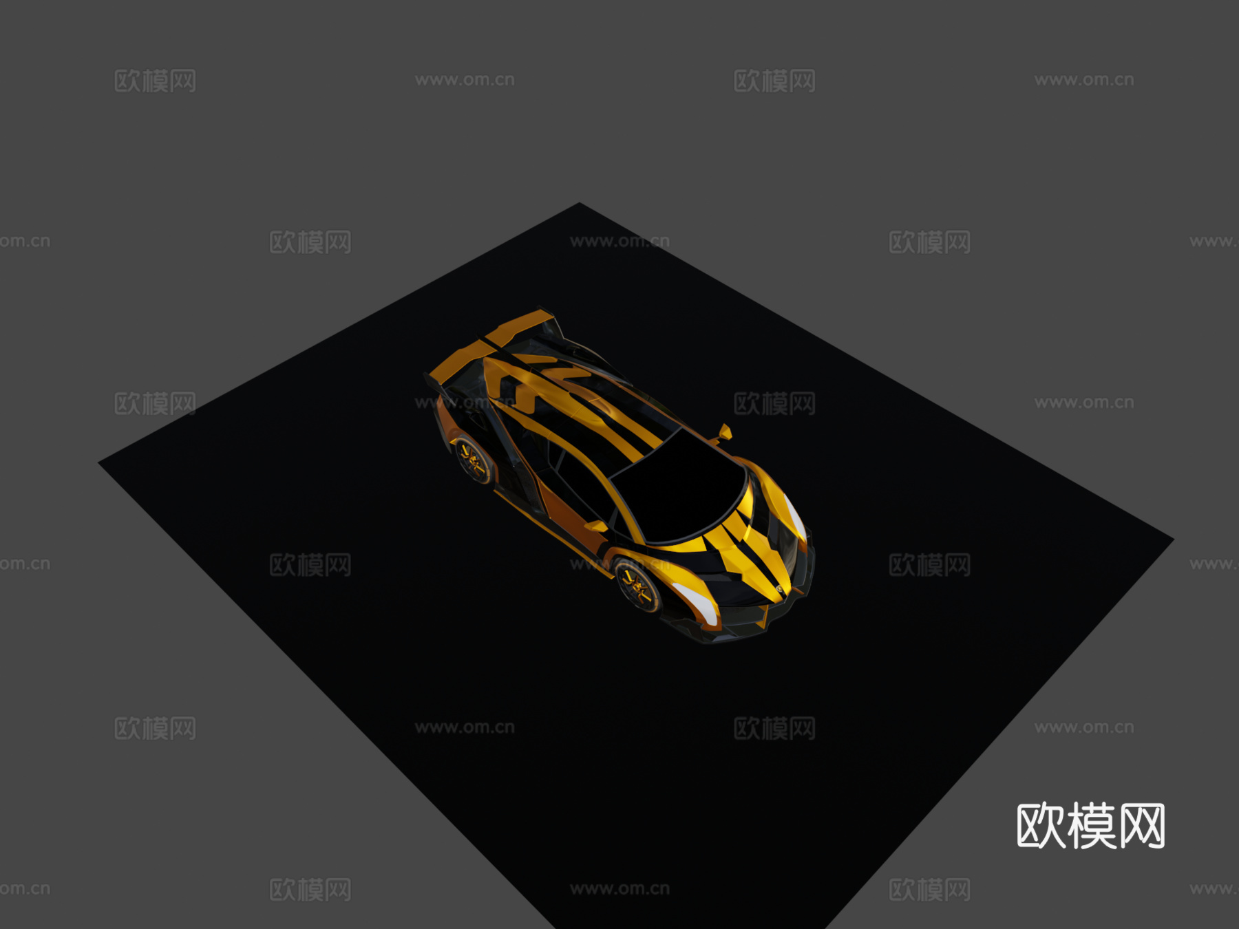 兰博基尼 Veneno 2013 3D 模型su模型