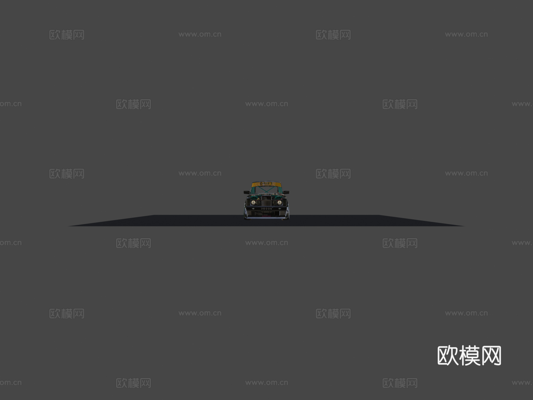 卡通漂移车su模型