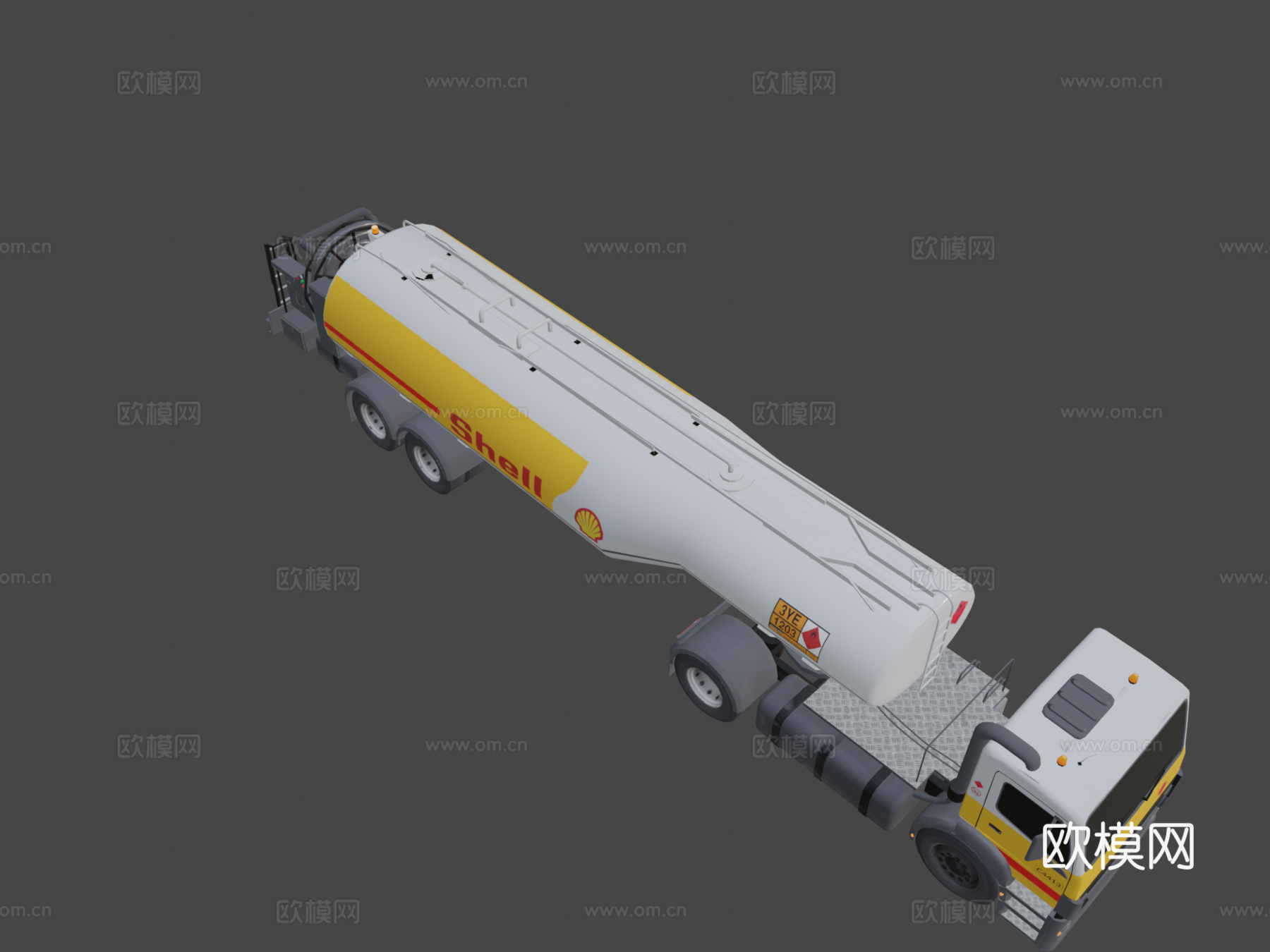 燃料卡车su模型