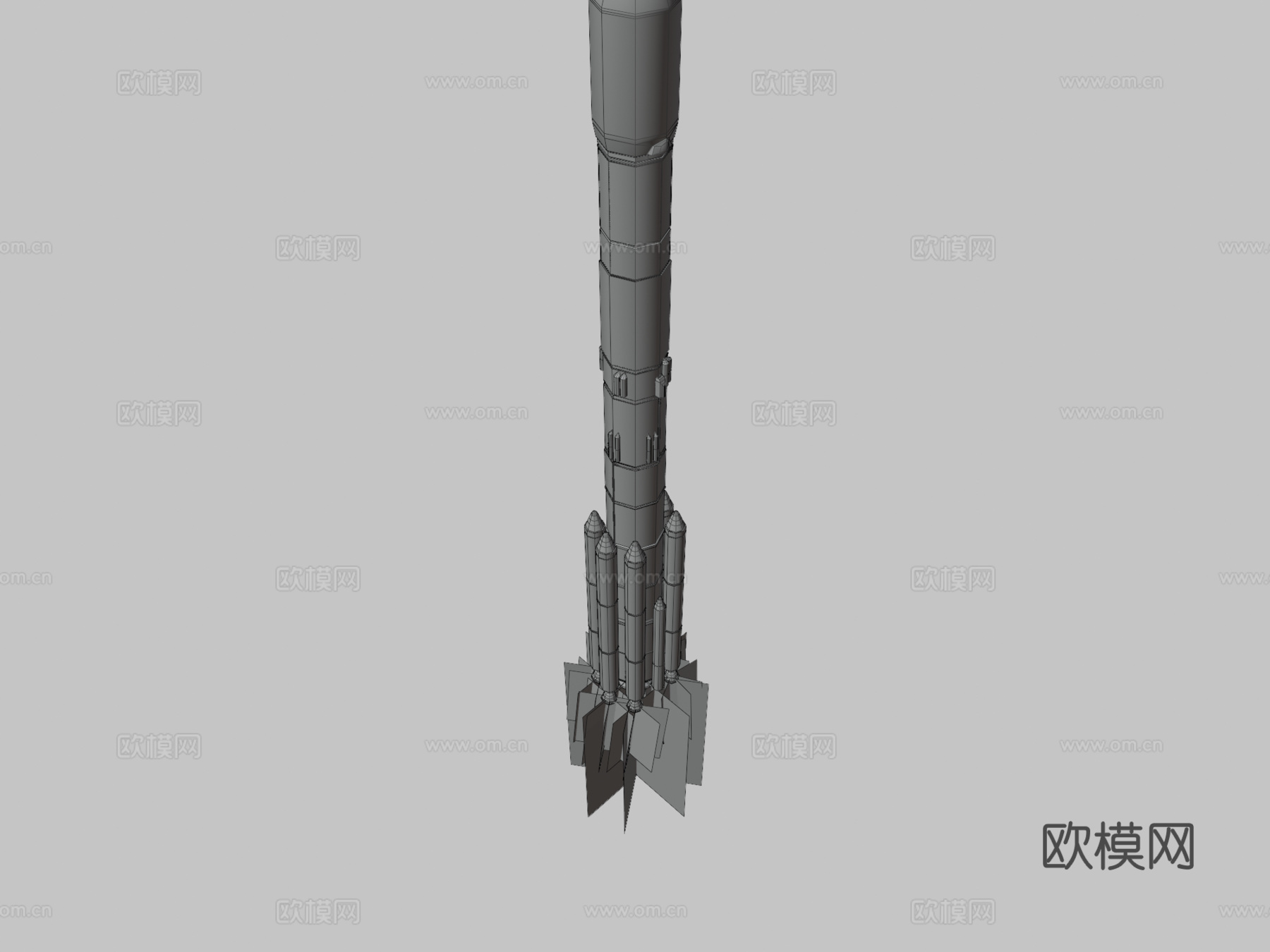 PSLV C40运载火箭su模型