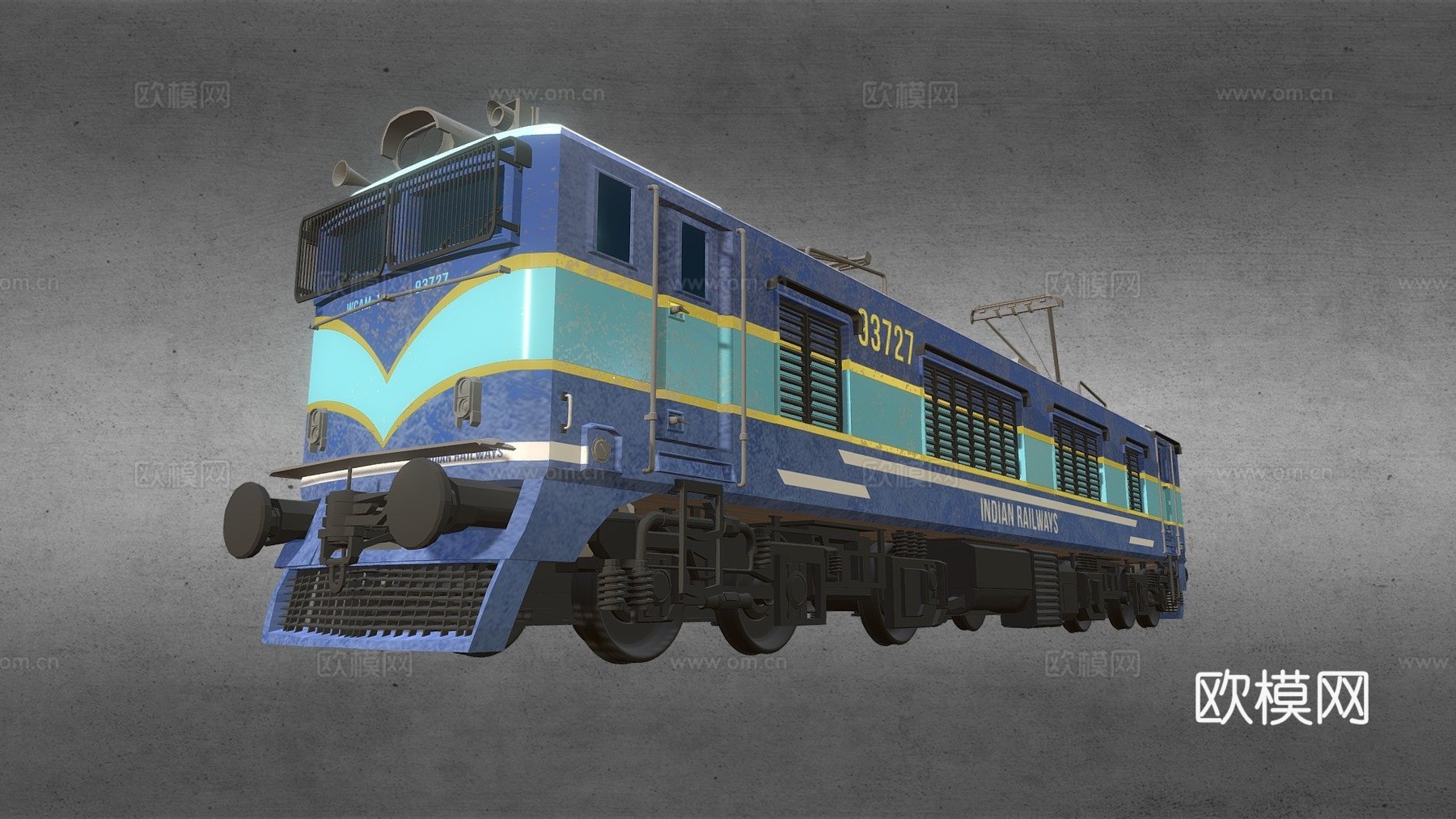 WAM-4型印度电力机车su模型