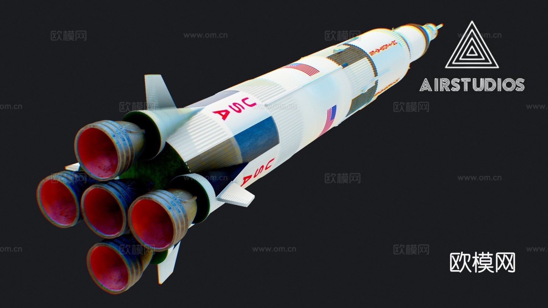 阿波罗11号土星5号火箭su模型