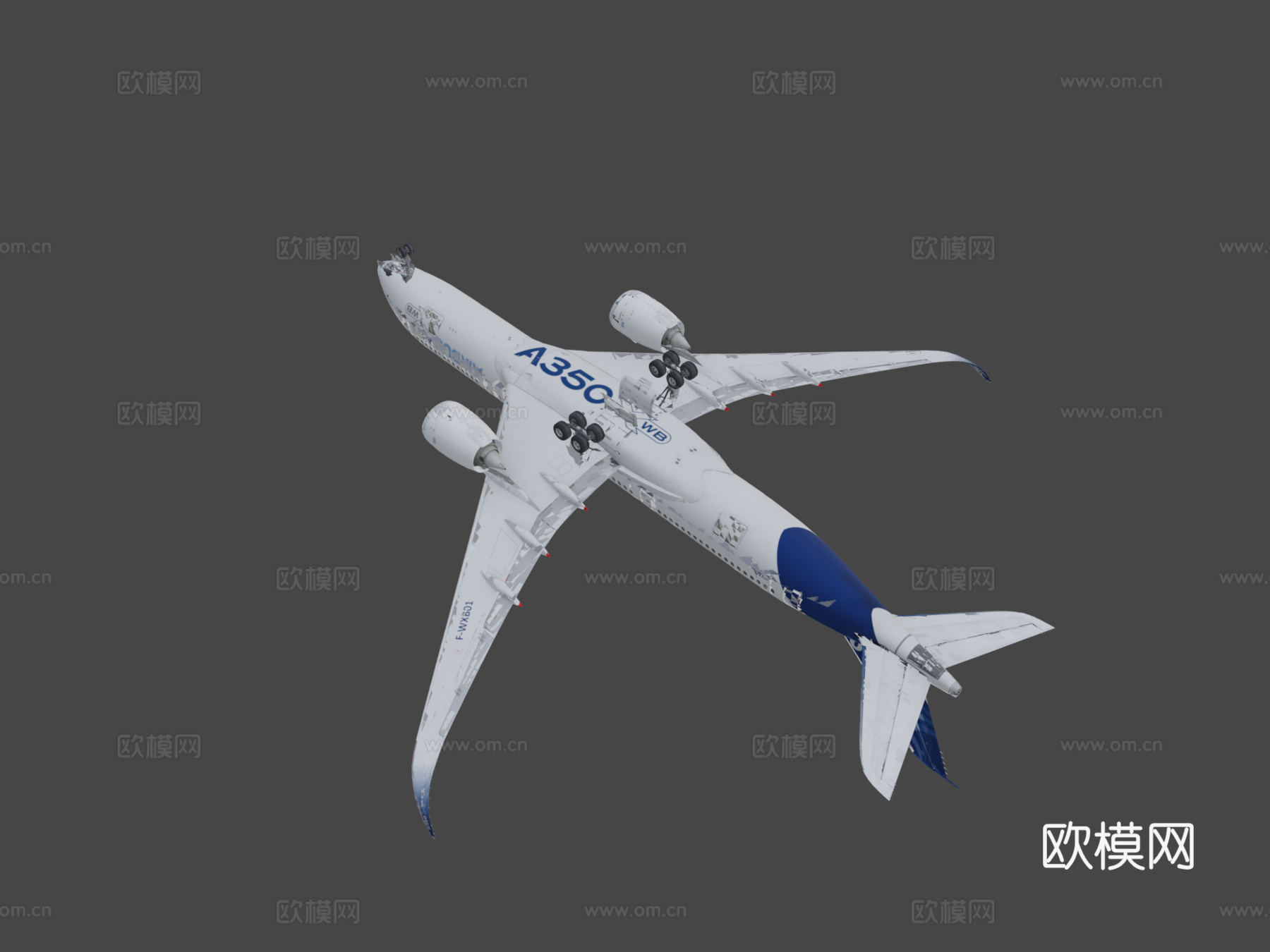 空客A350 900su模型