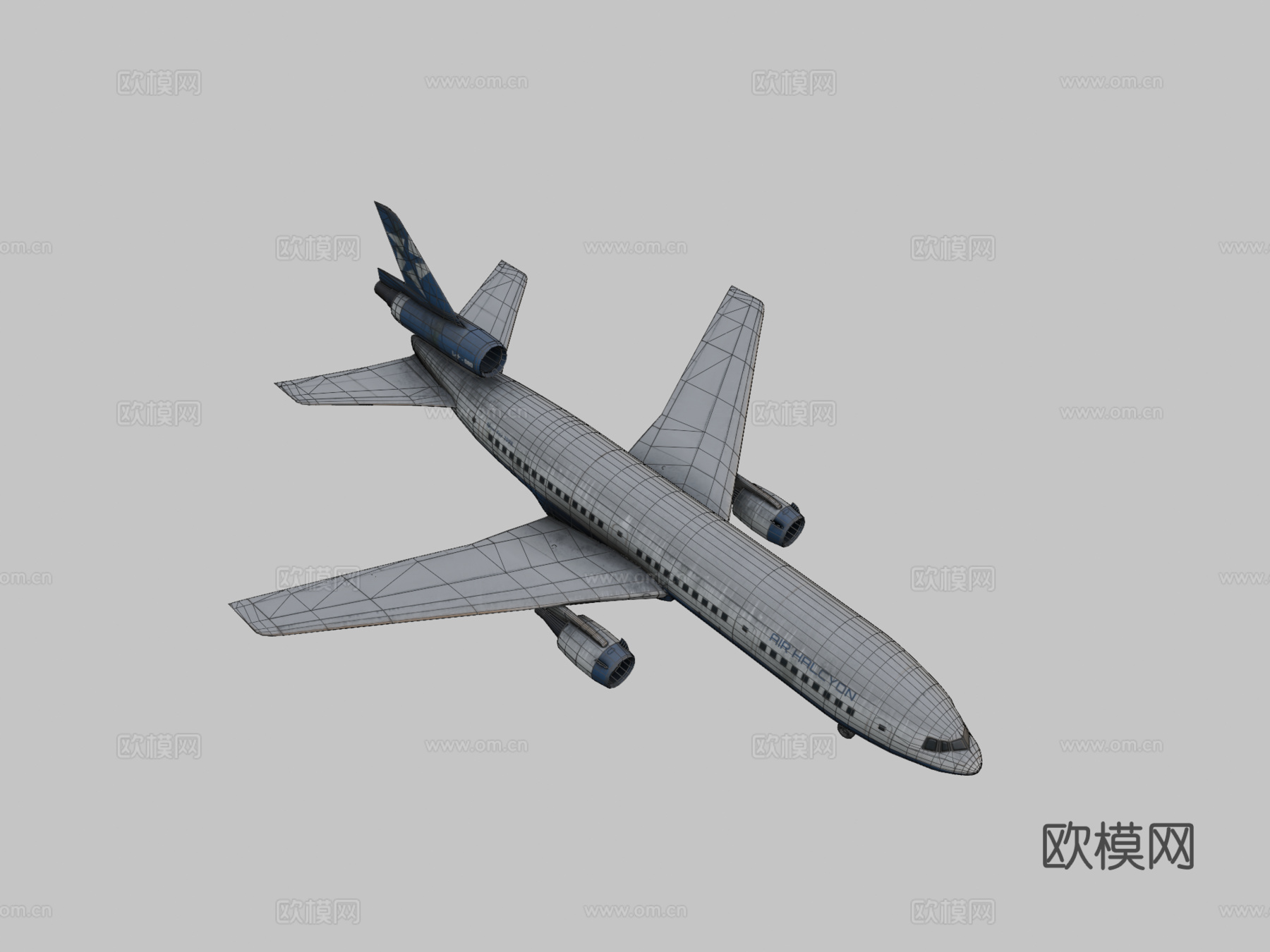 DC-10（废弃客机）su模型