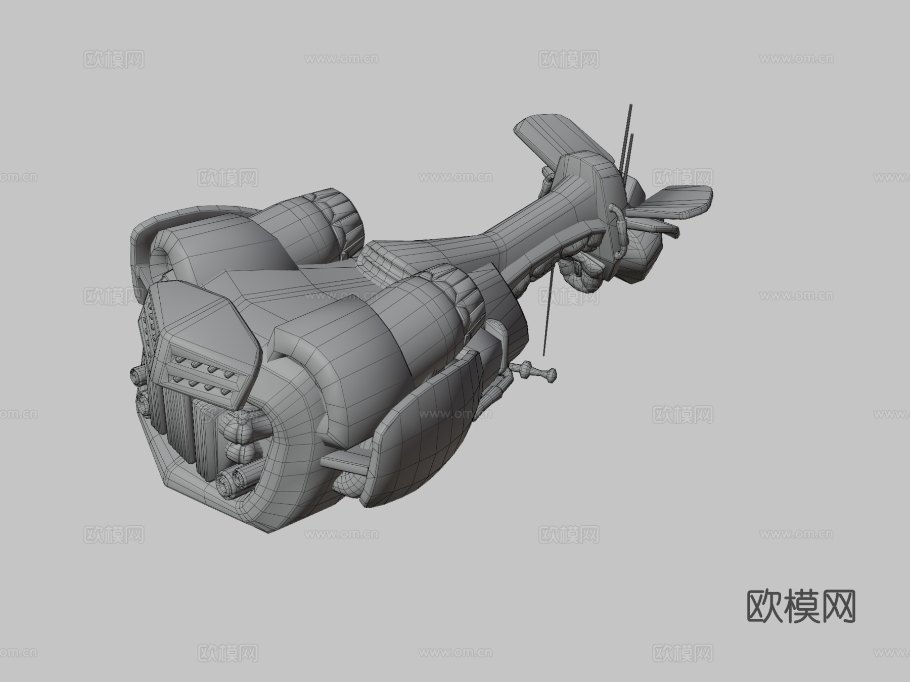 悬浮自行车su模型
