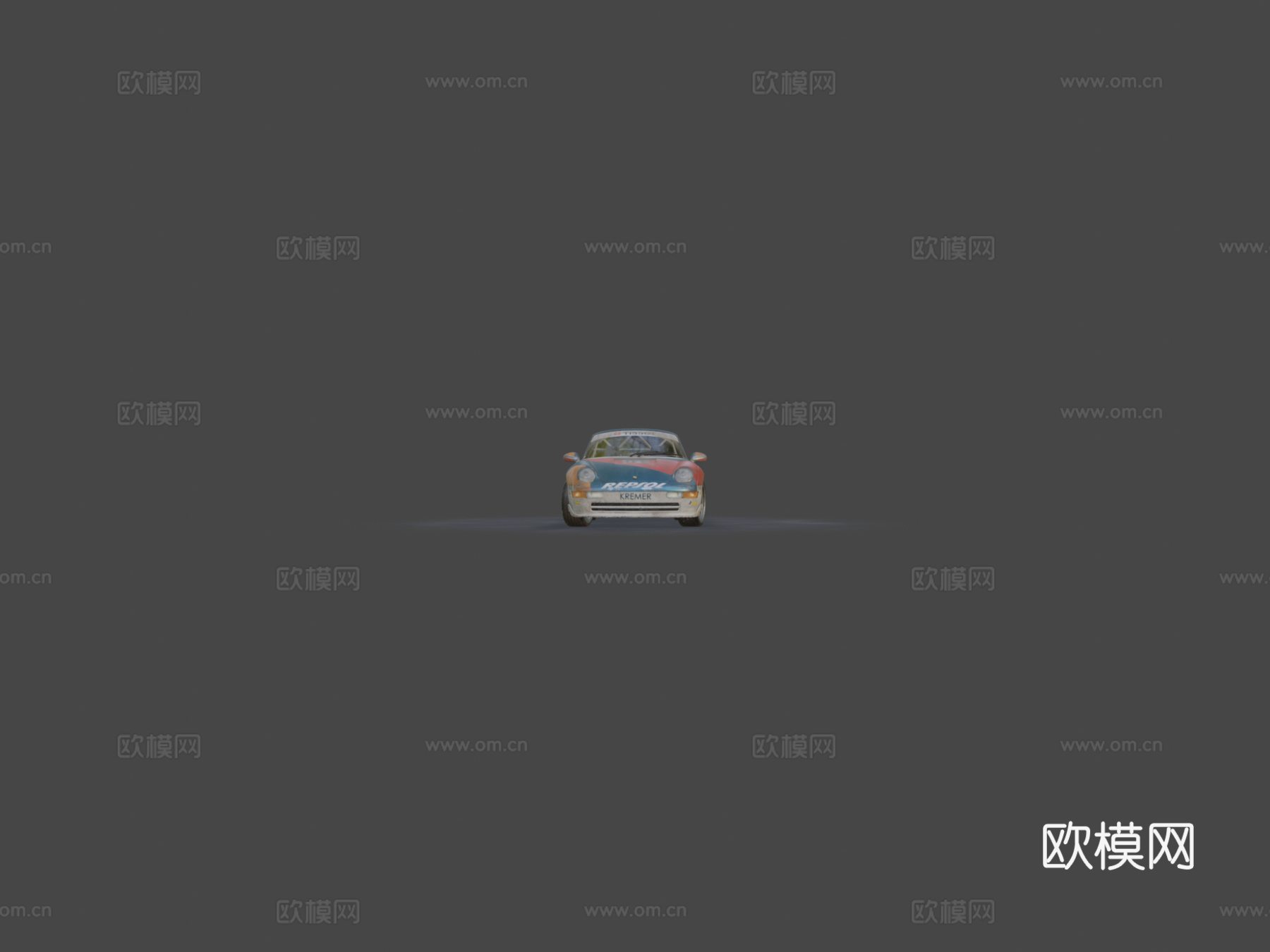 物理渲染 - 保时捷993su模型