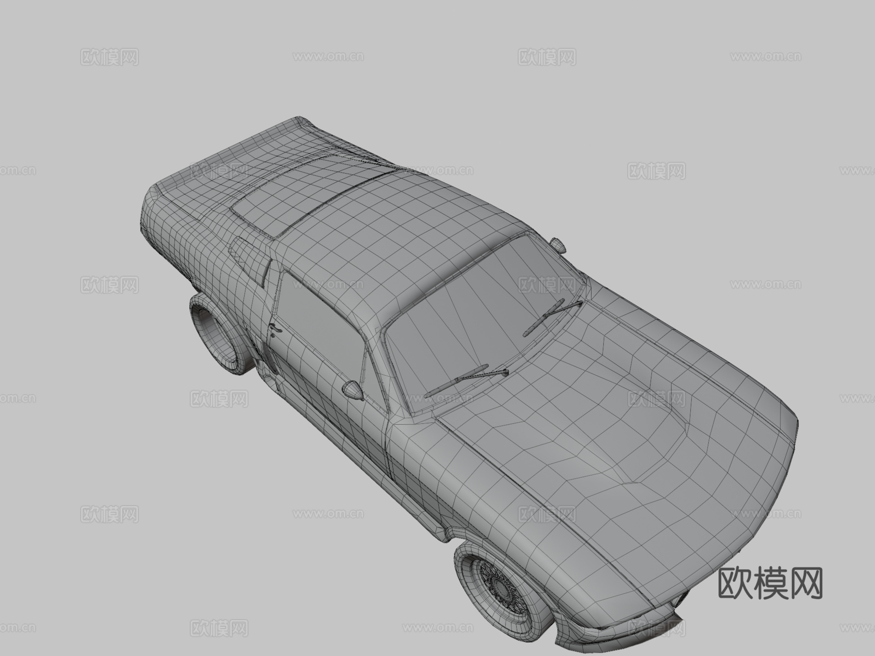 '67款野马su模型