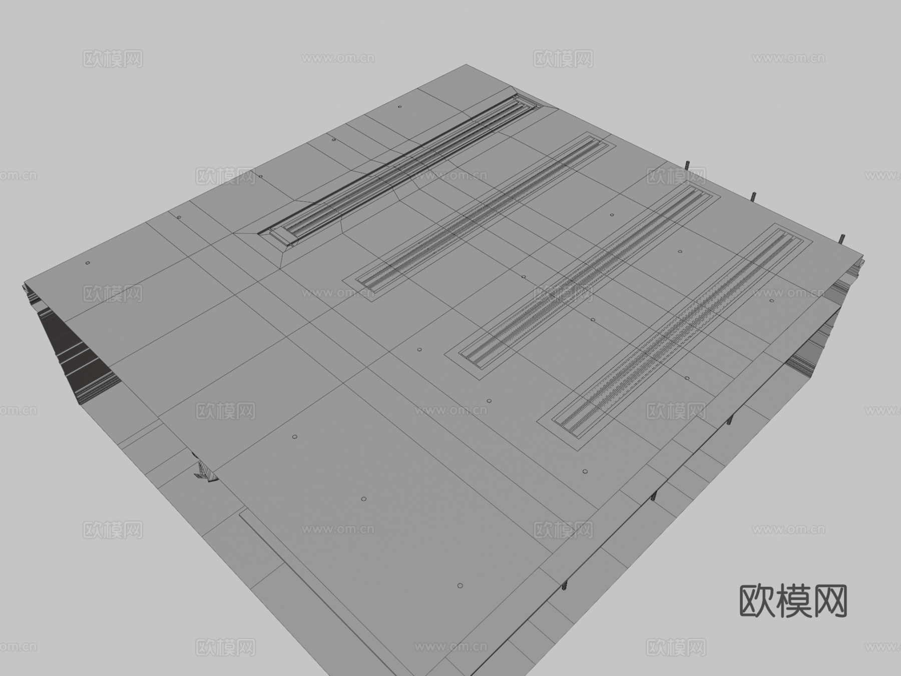 车间（渲染场景）su模型