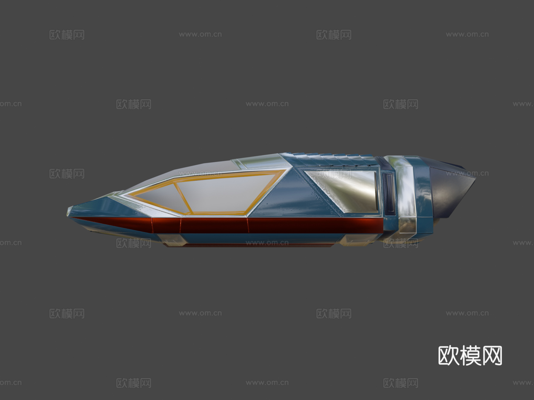 未来飞行汽车su模型