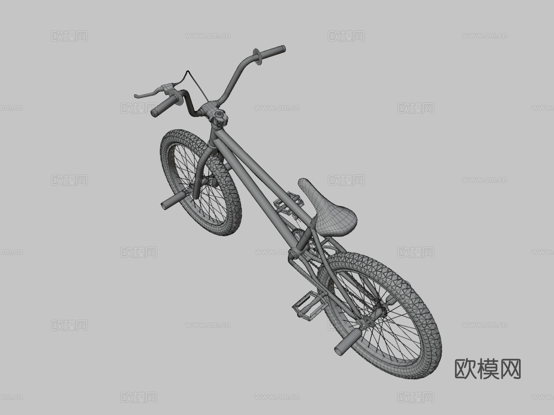 BMX小轮车su模型