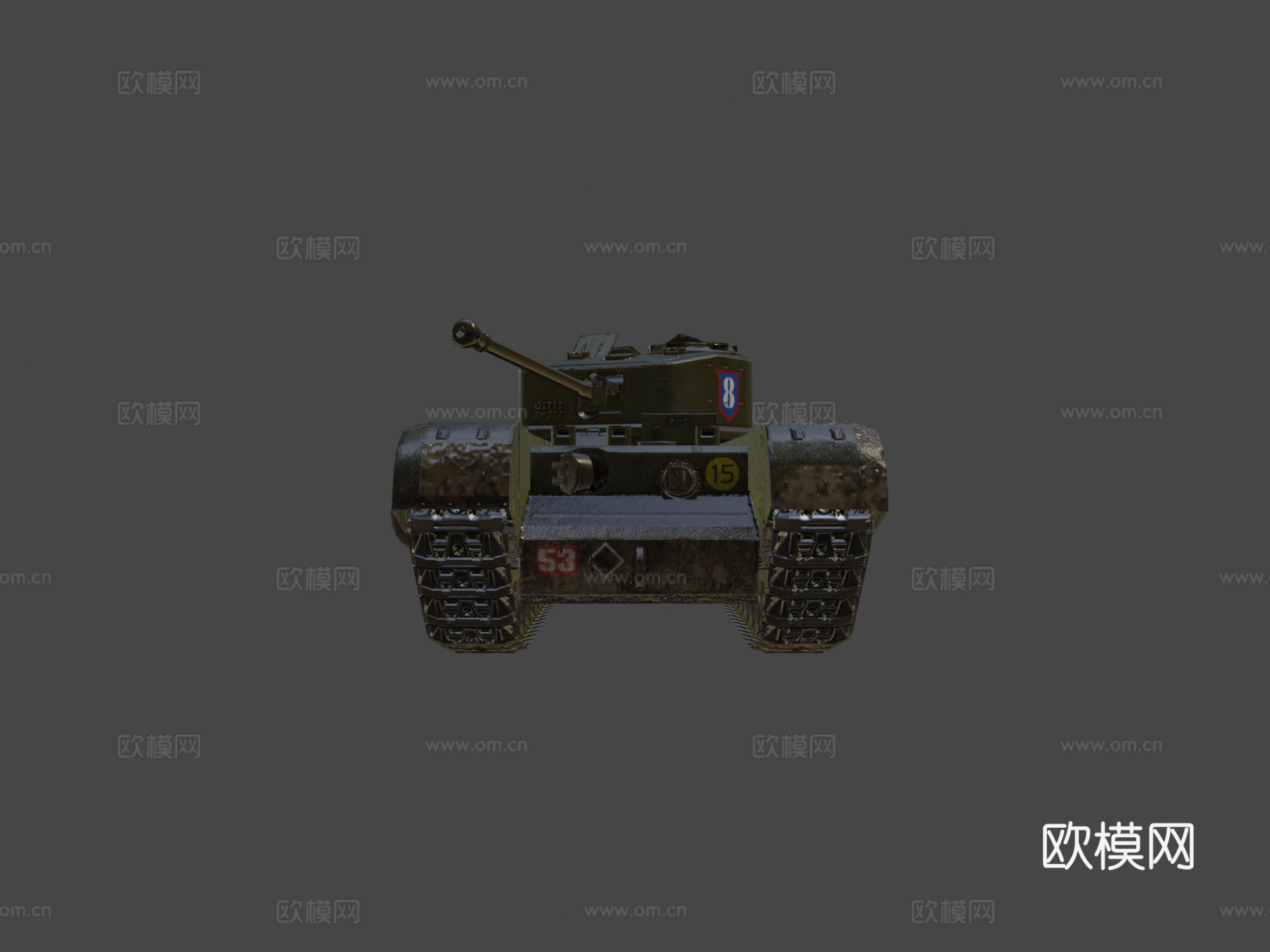 丘吉尔Mk.VII步兵坦克su模型