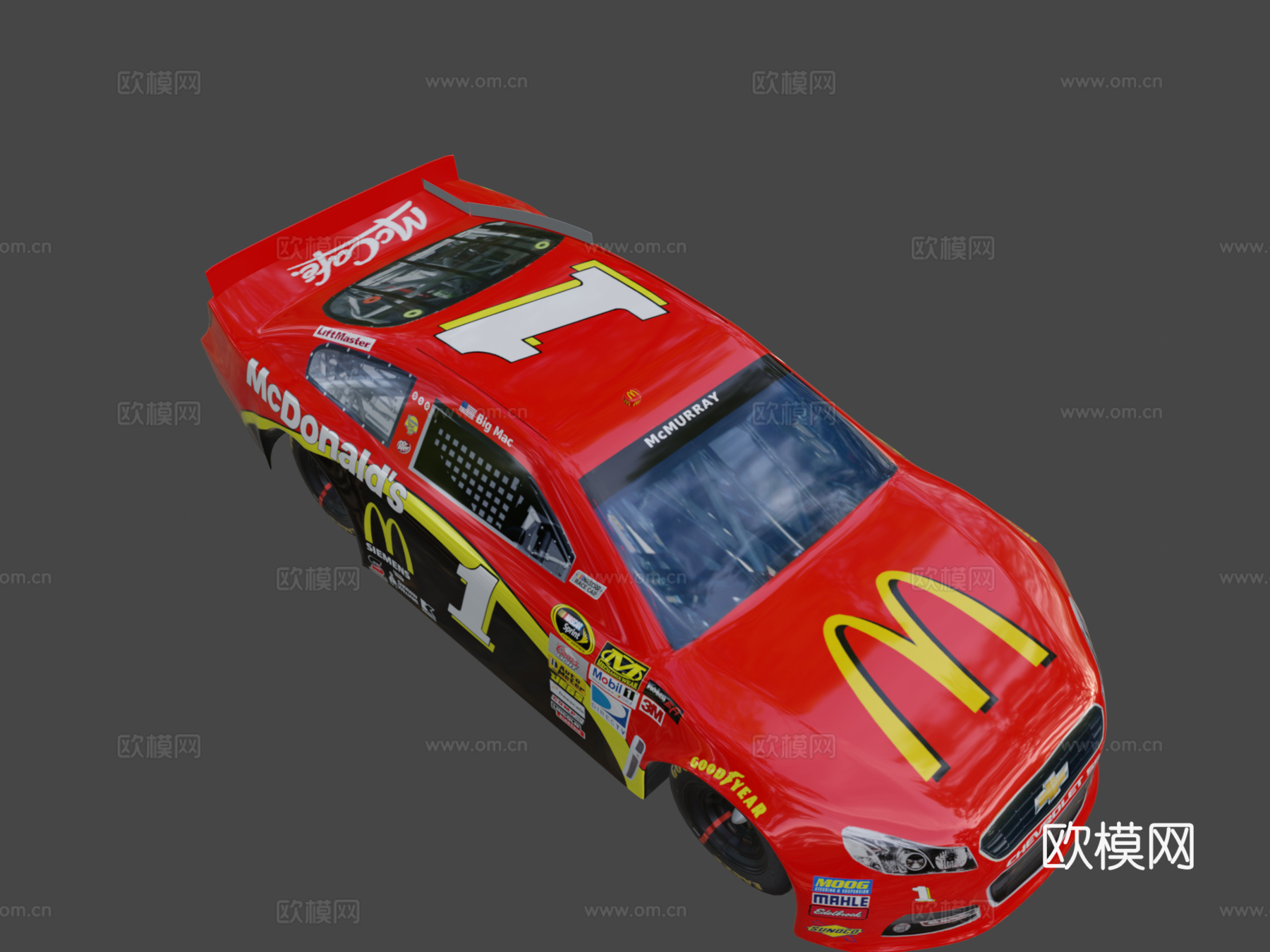 雪佛兰SS纳斯卡赛车su模型