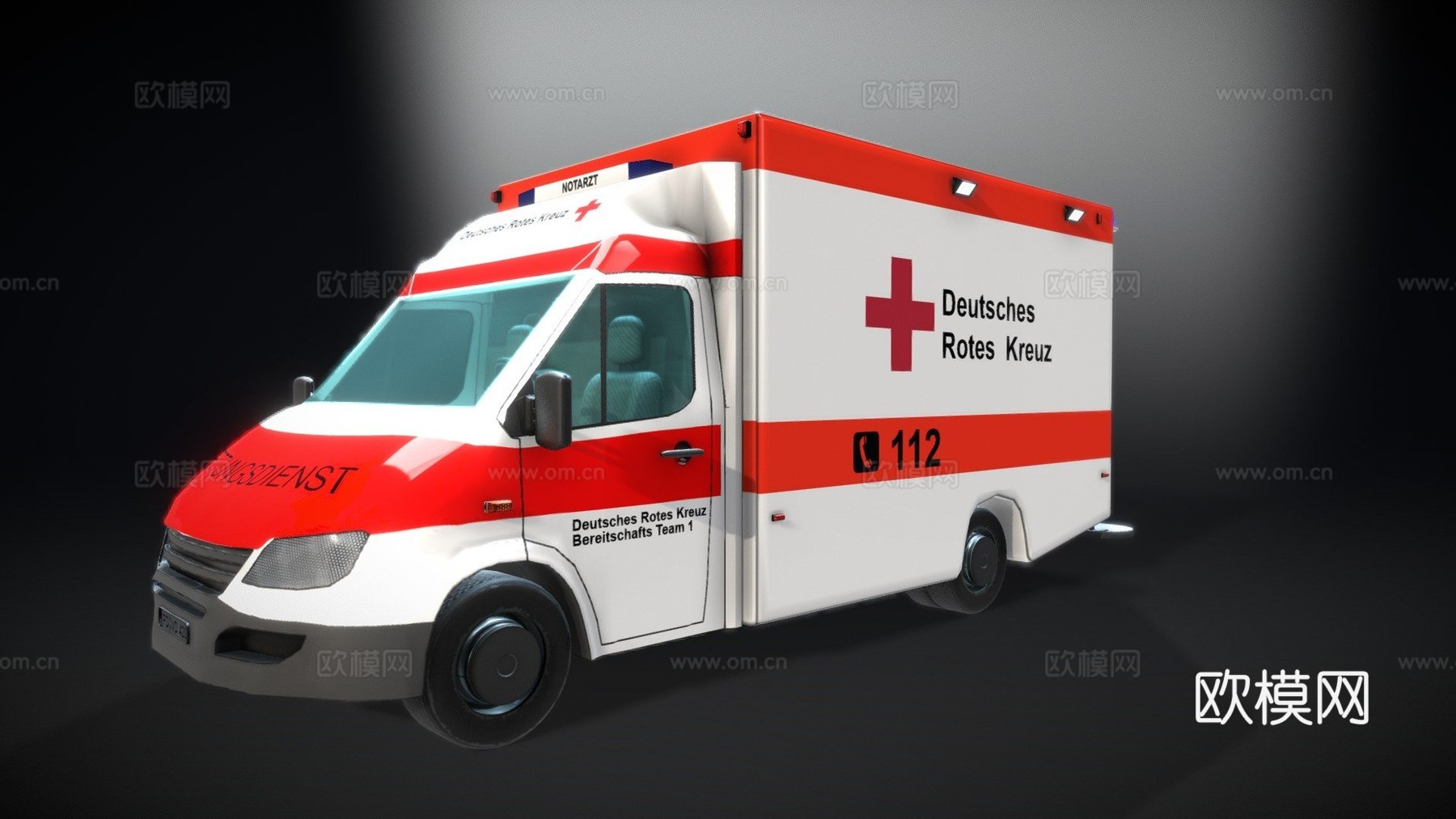 救援车 - 救护车 - 救护车su模型