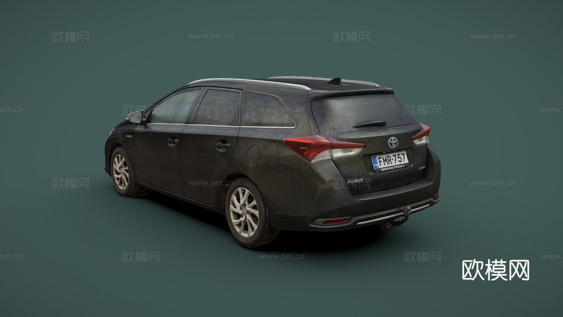 丰田Auris旅行车su模型
