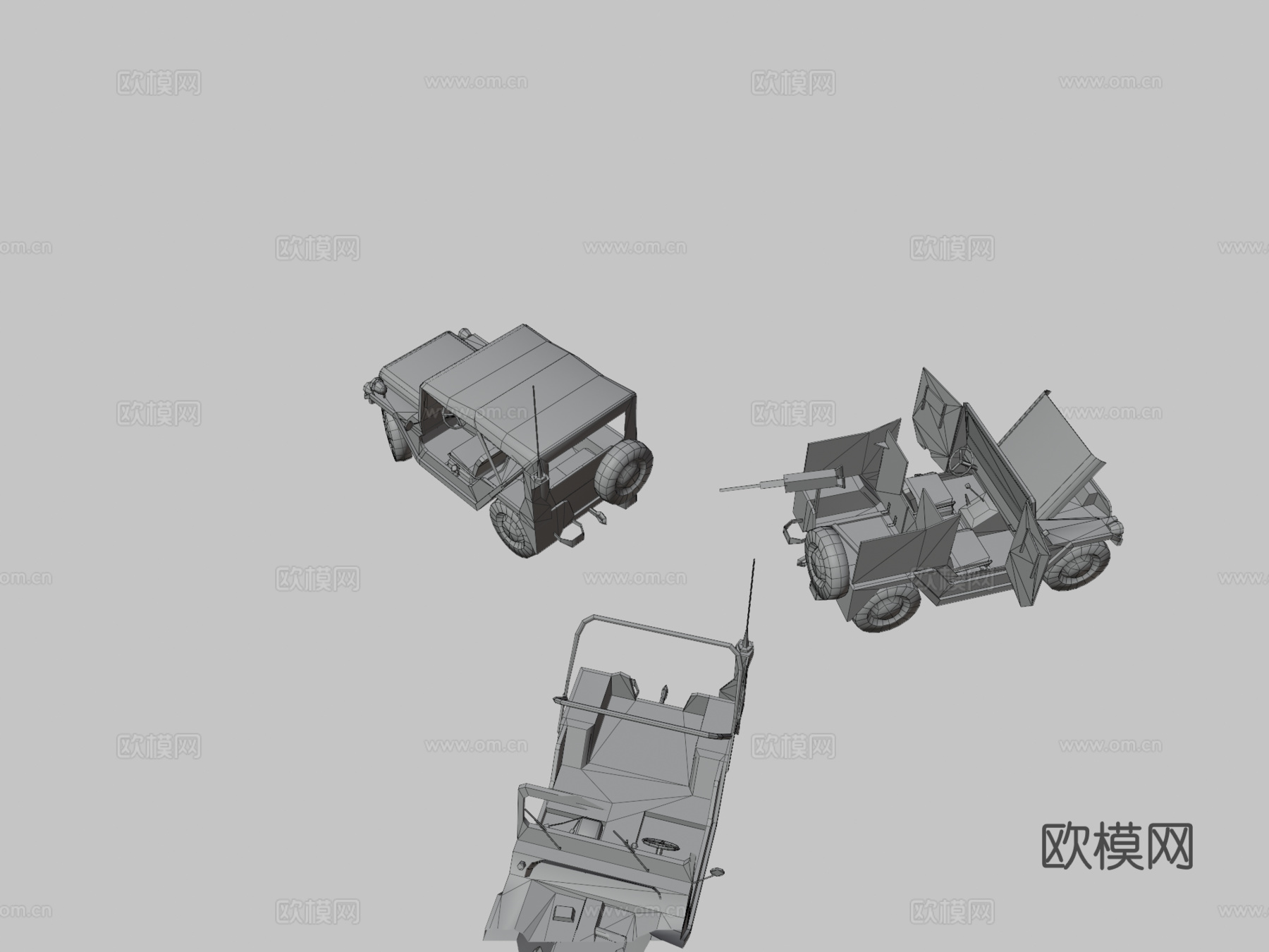'74 AM通用M151A2 MUTTsu模型