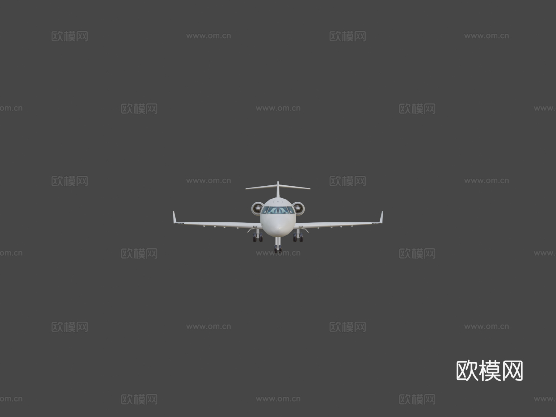 飞机CRJ-900城市喷气机su模型