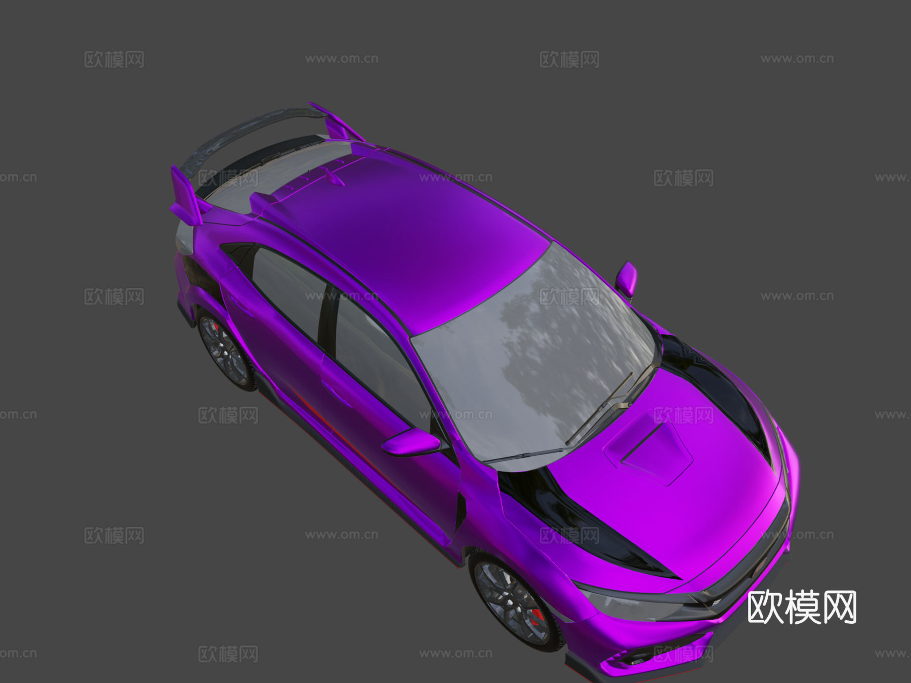 改装本田思域su模型