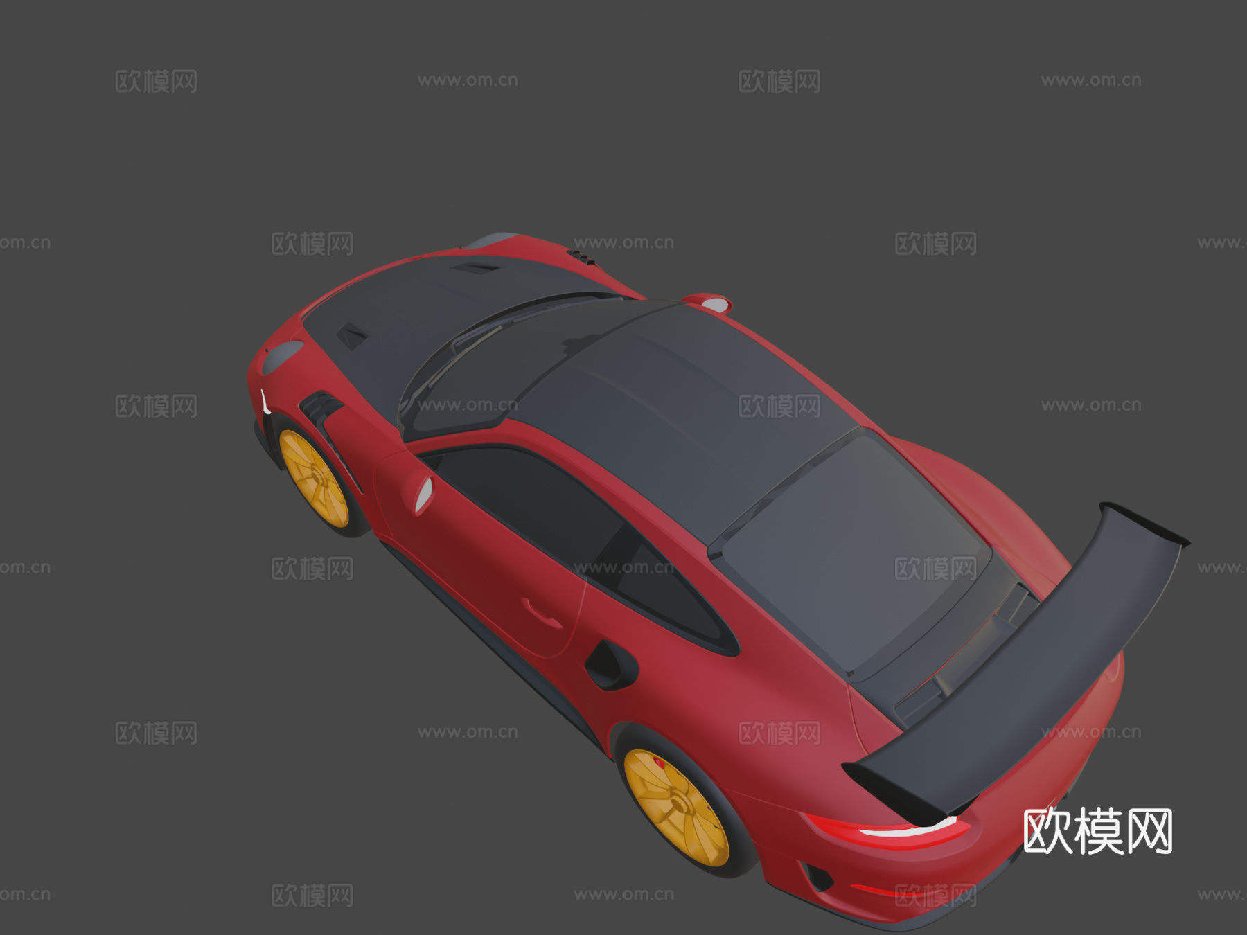 卡通 - 保时捷 911 GT3 RS 2018su模型