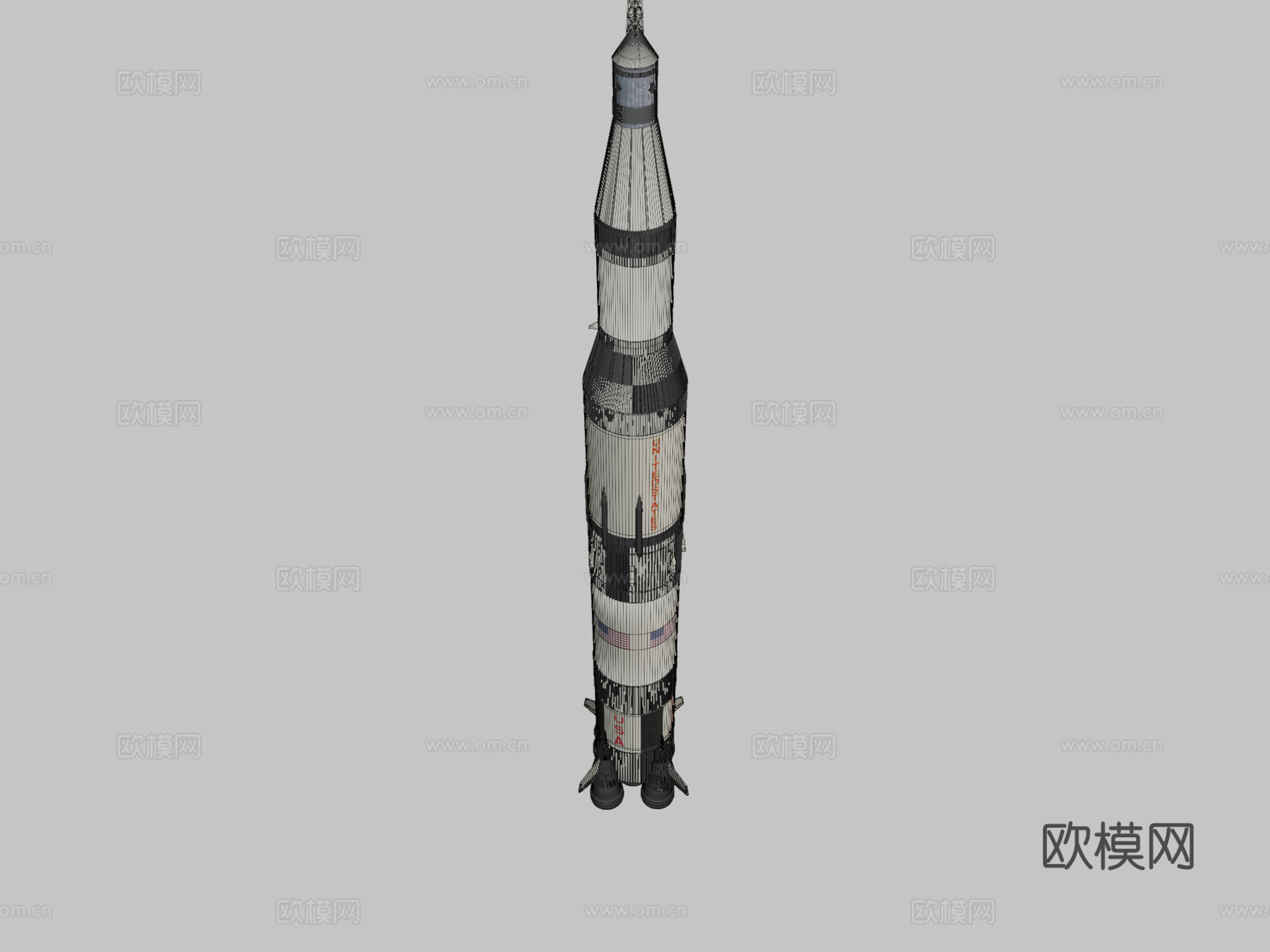 阿波罗11号土星5号火箭su模型