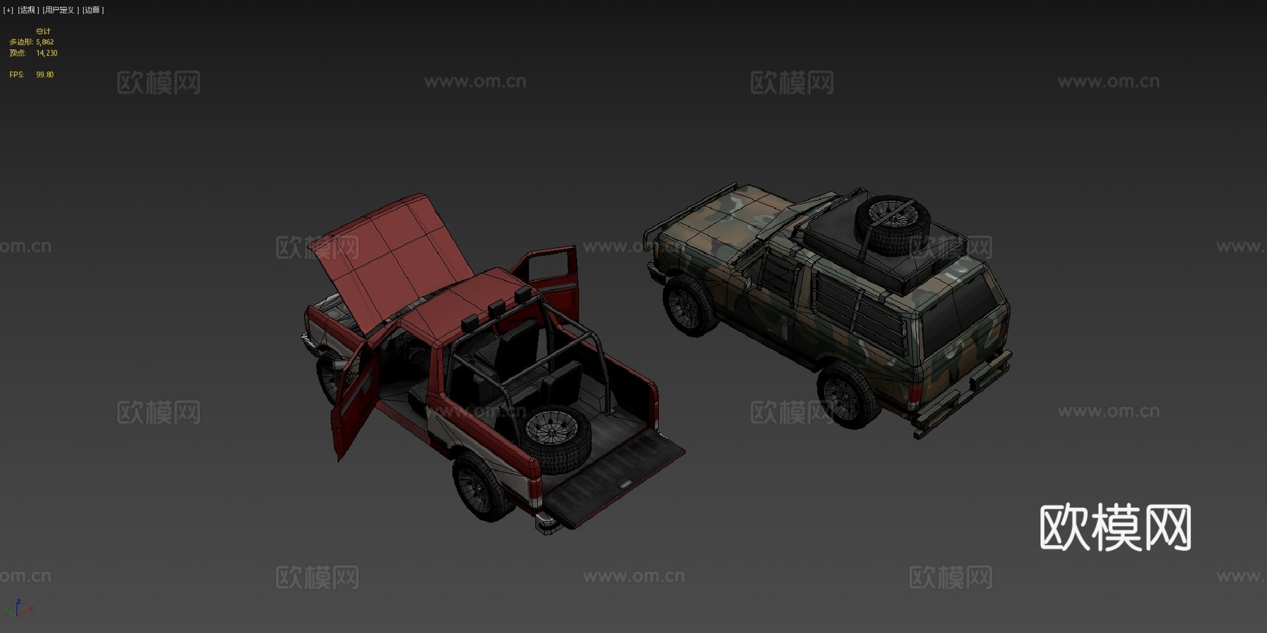 年福特野马su模型