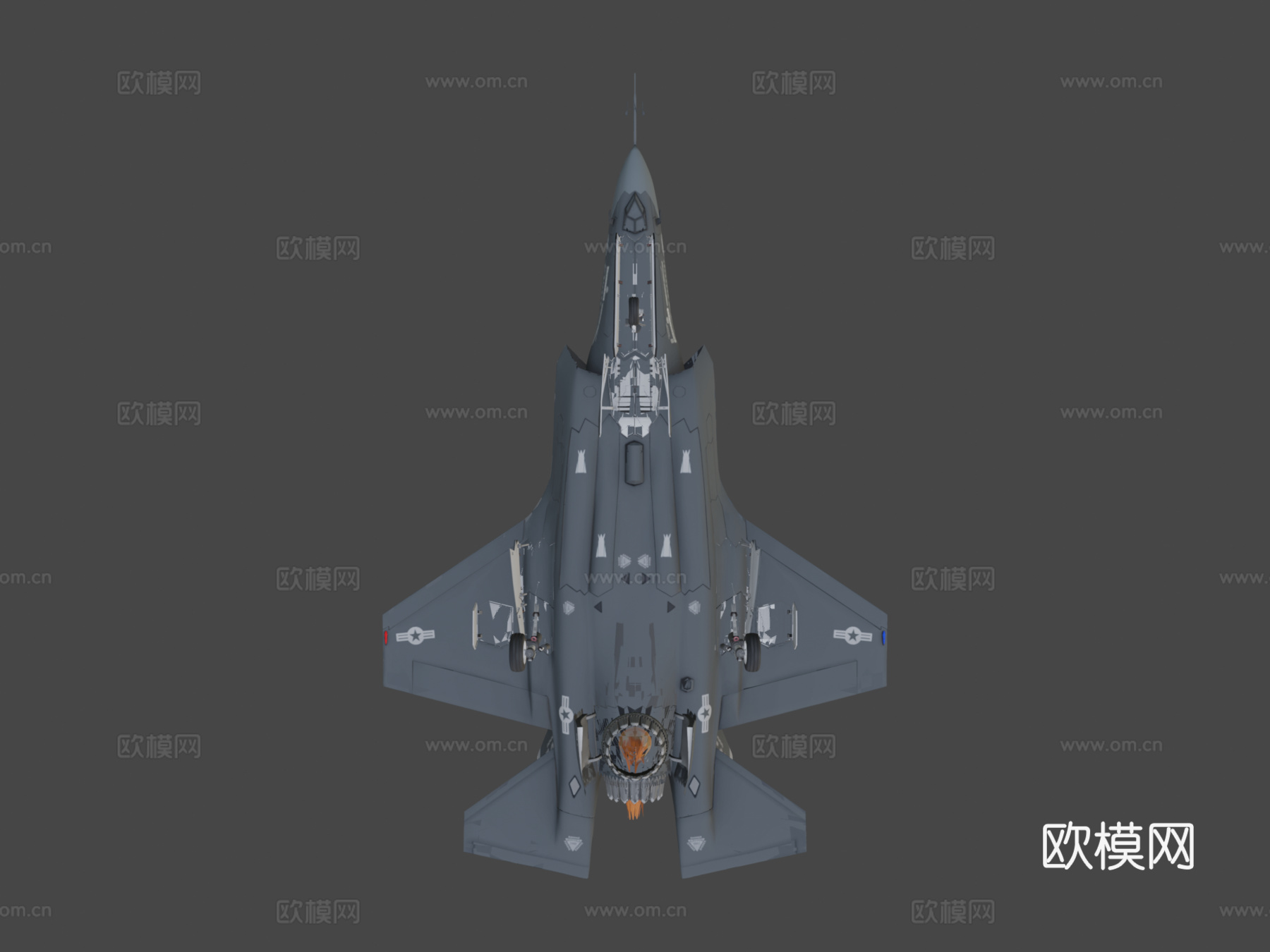 洛克希德·马丁F-35闪电II（松鼠3D）_1su模型