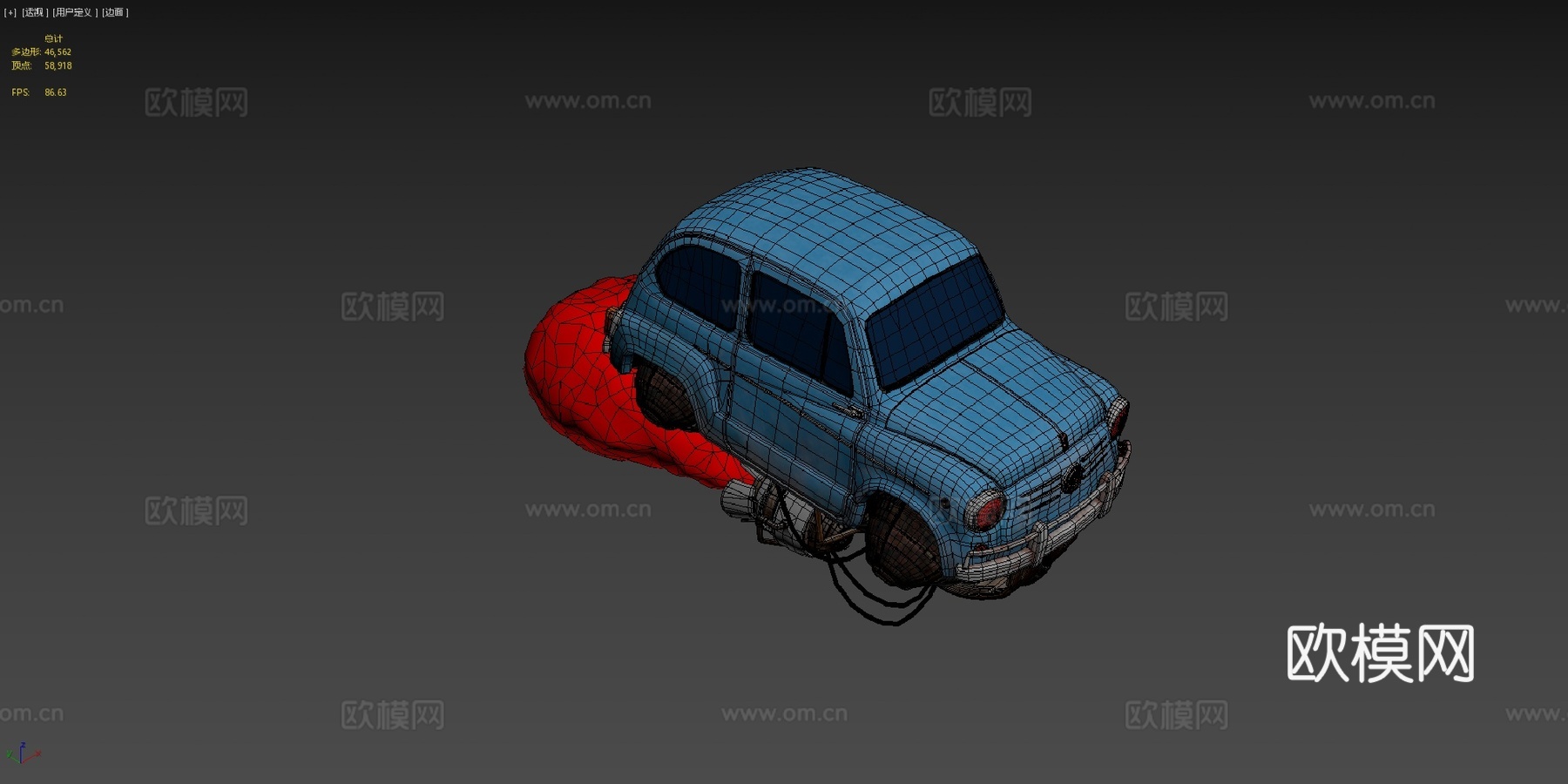 柴油朋克菲亚特（亚历杭德罗·布尔迪西奥风格）su模型