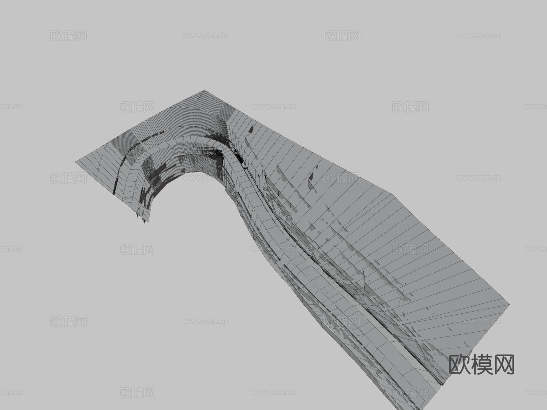 日产尼桑GT3赛道奔跑版su模型