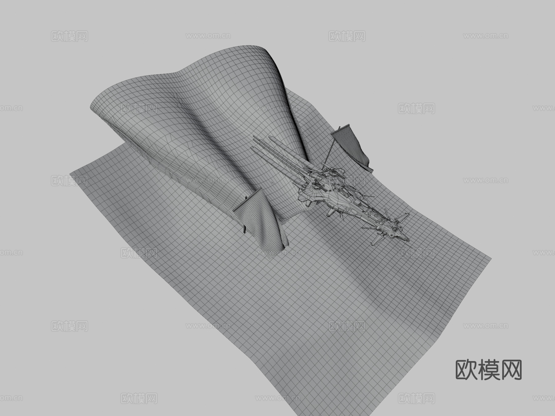 帝国ECM拦截机Dyrnwyn（等级17）su模型