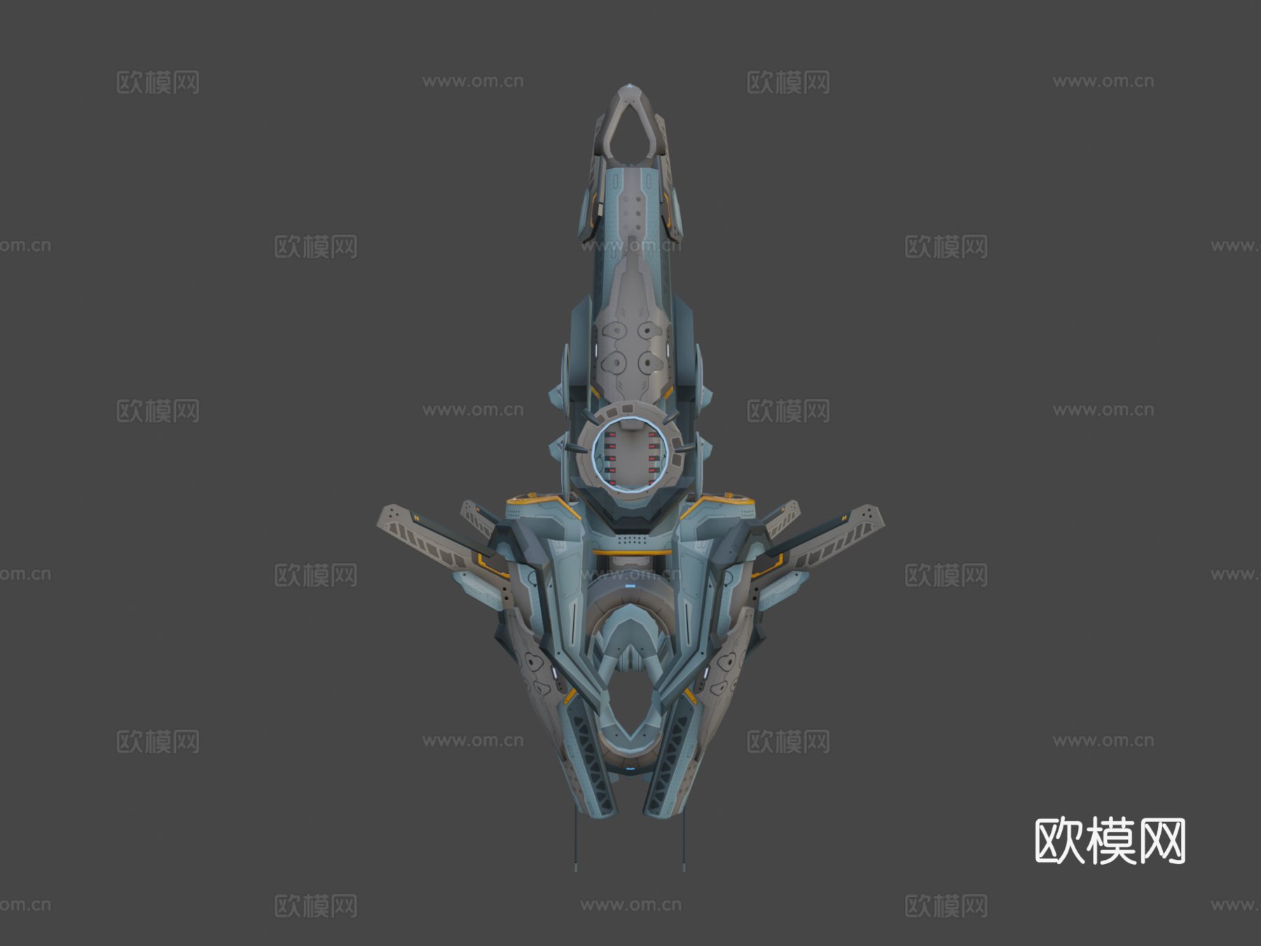 无人机V8赛博科技su模型