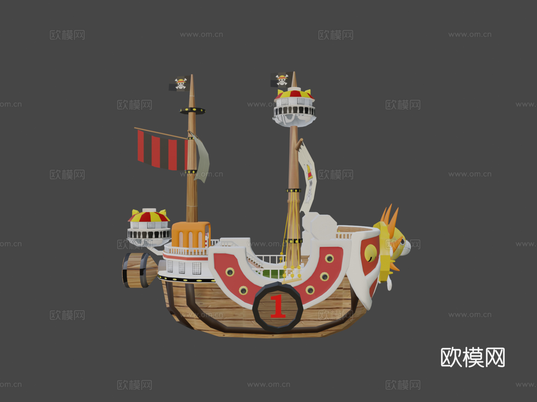 海贼王 - 千阳号su模型