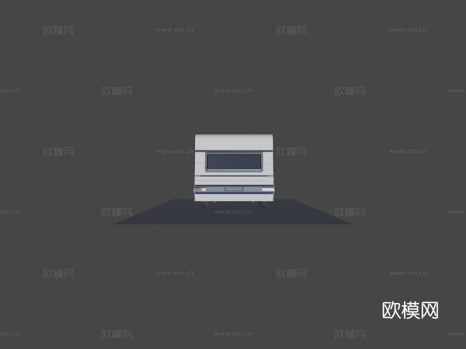 PBR露营拖车su模型