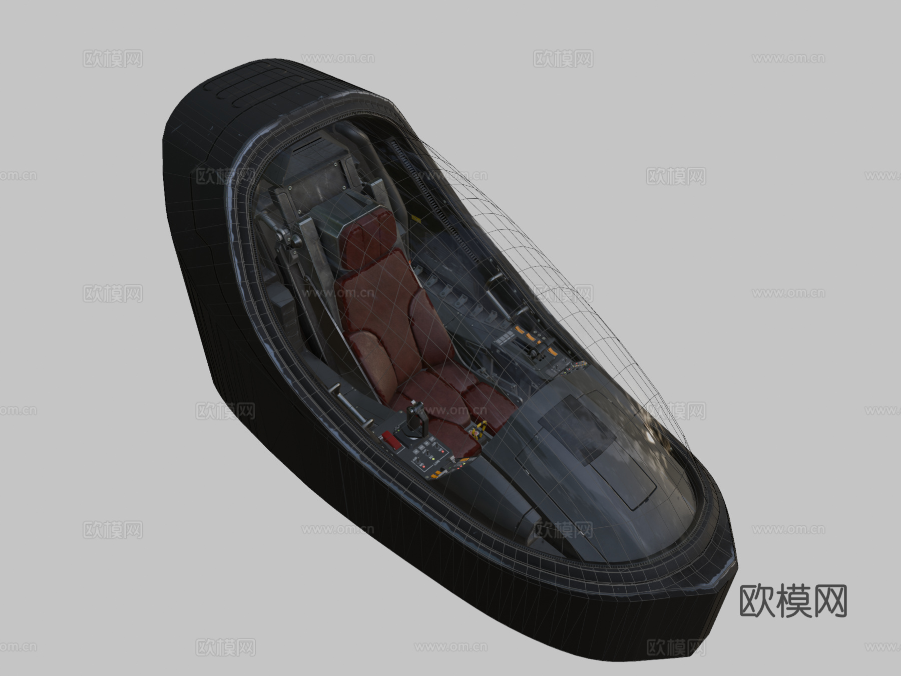 科幻驾驶舱 7su模型