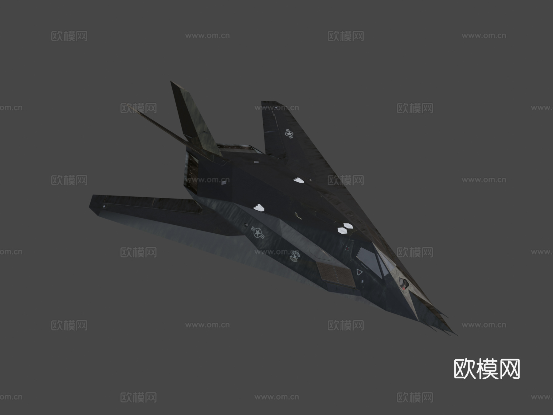 F-117夜鹰（带起落架）su模型
