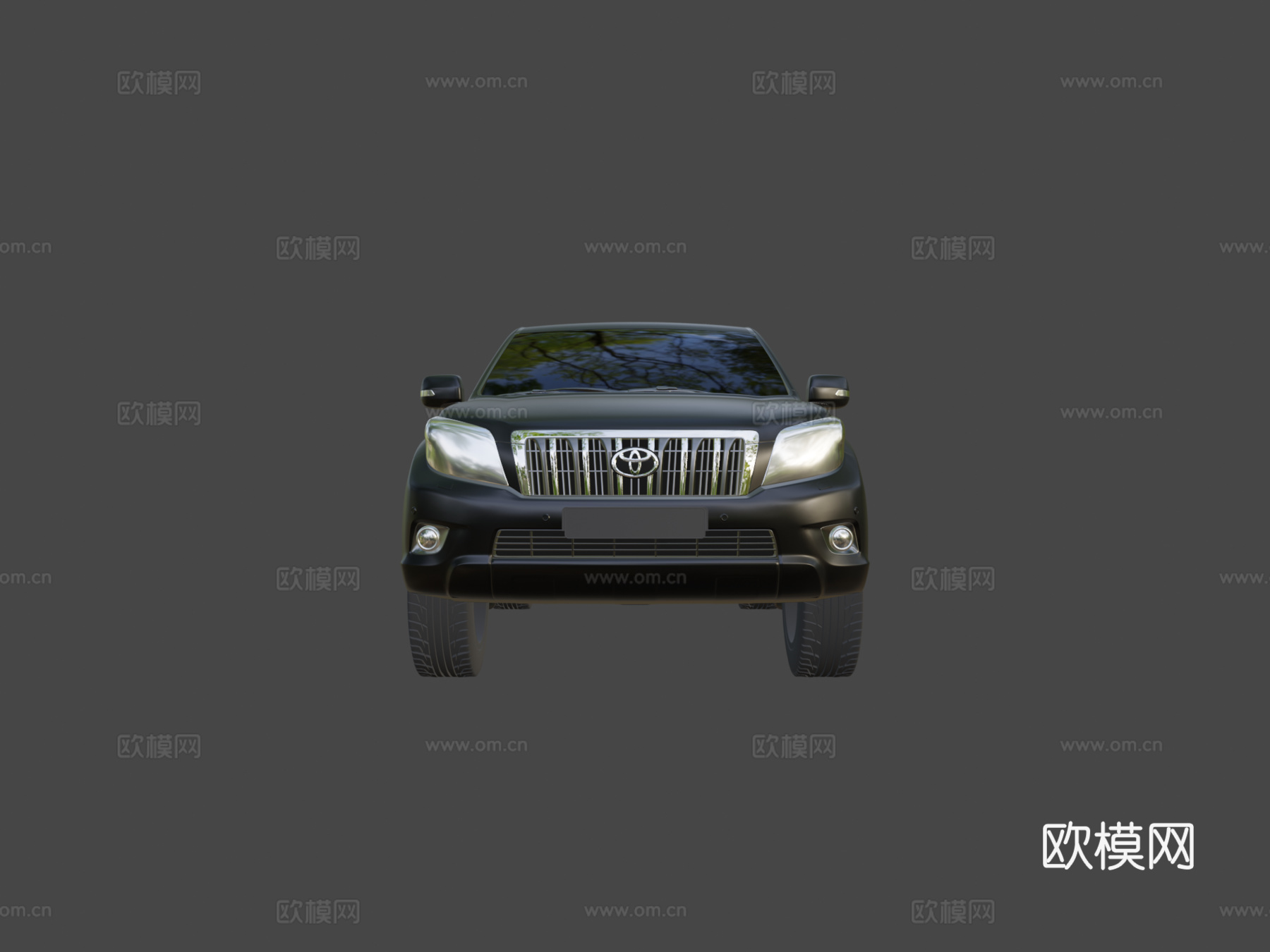 丰田普拉多2010款3D模型su模型