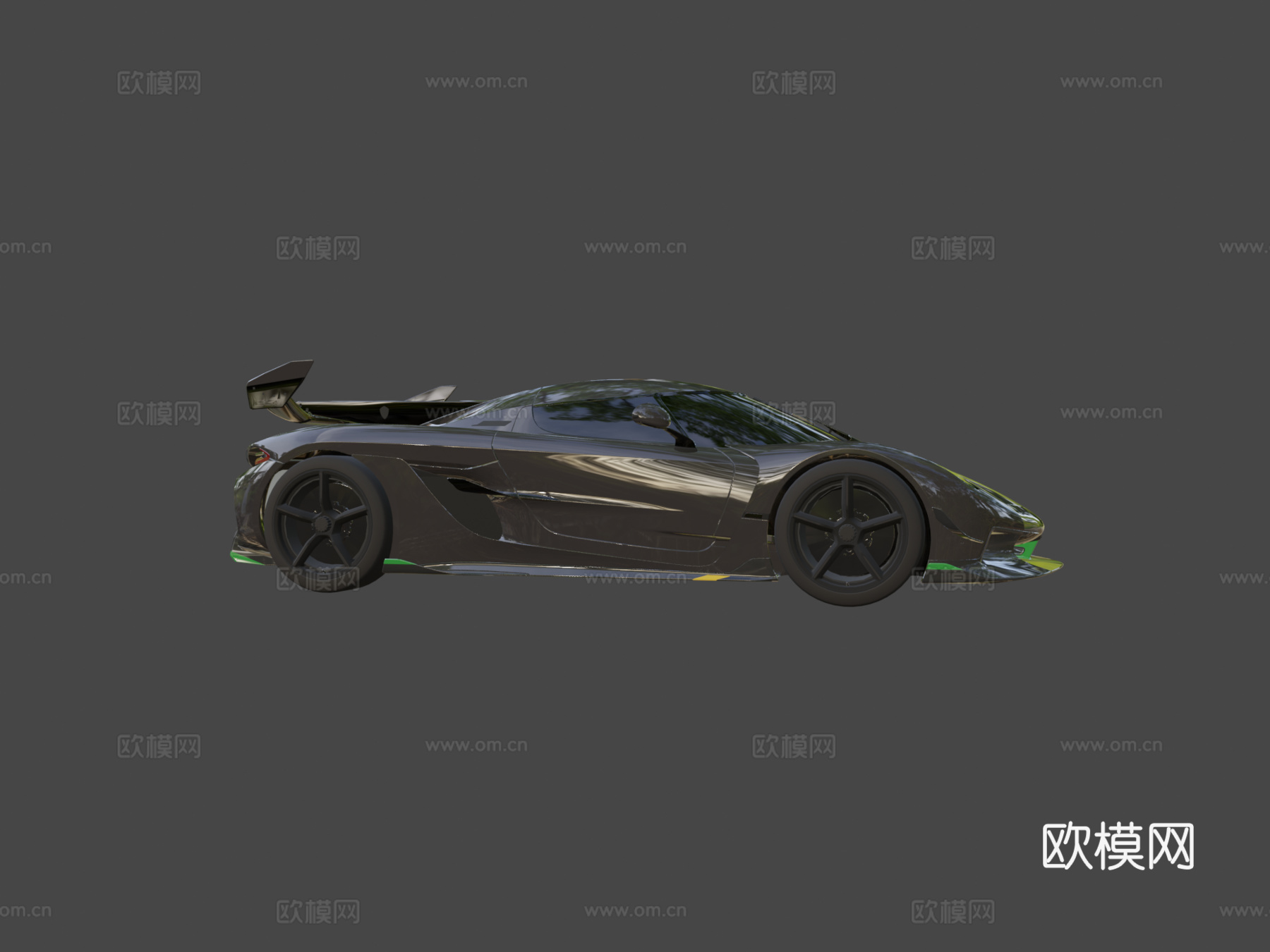 科尼赛克 Jesko 黑色 2020su模型