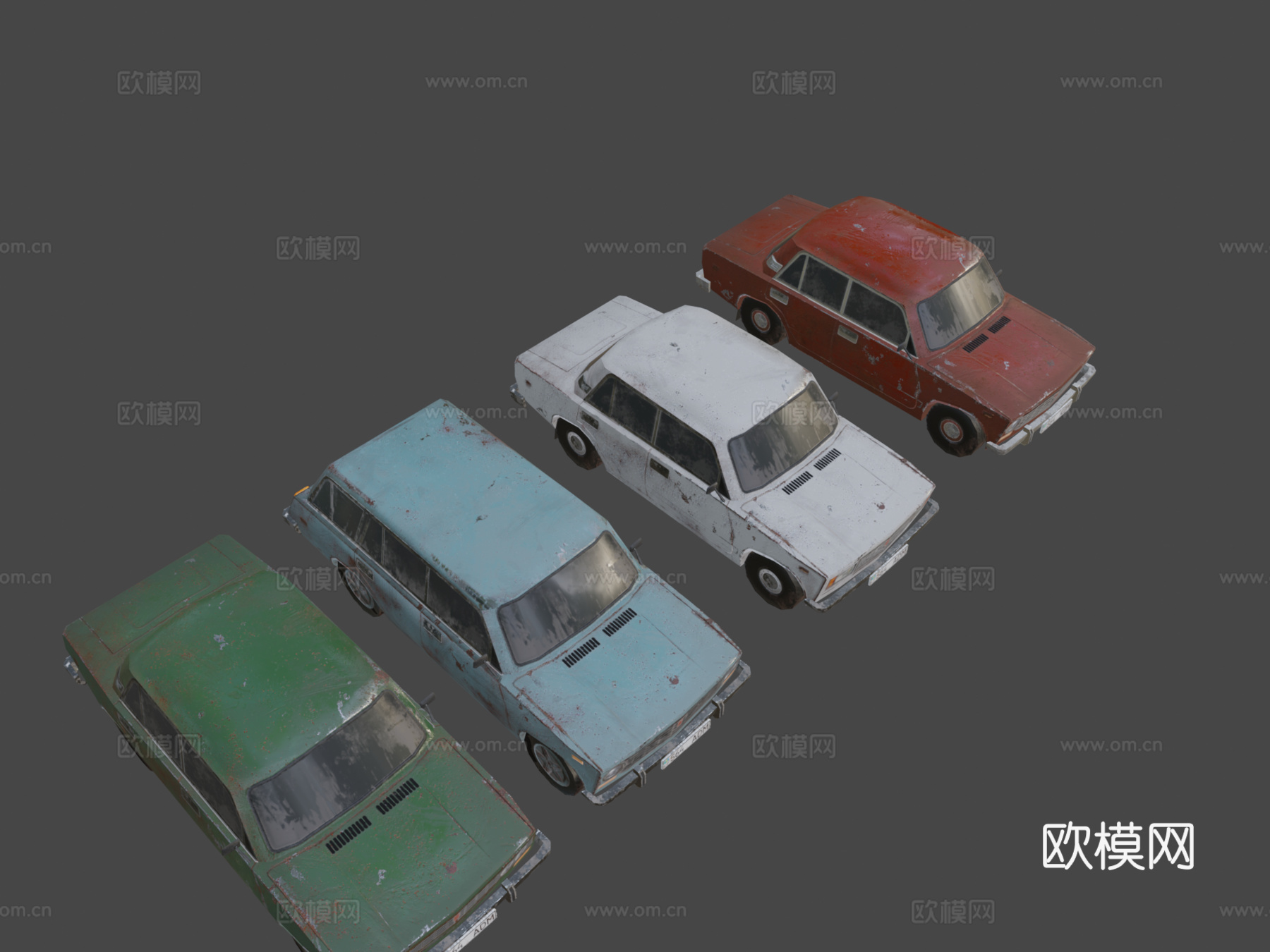 日古利苏联汽车su模型