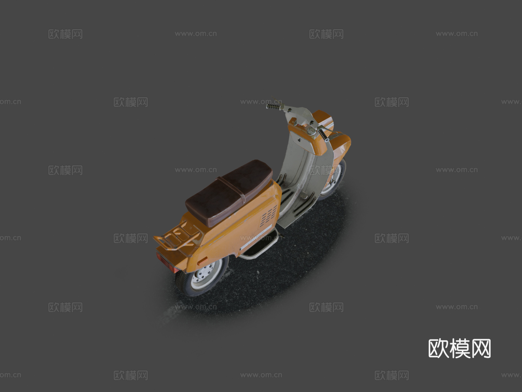 苏联70年代轻便摩托车...查看我资料中的模型!su模型