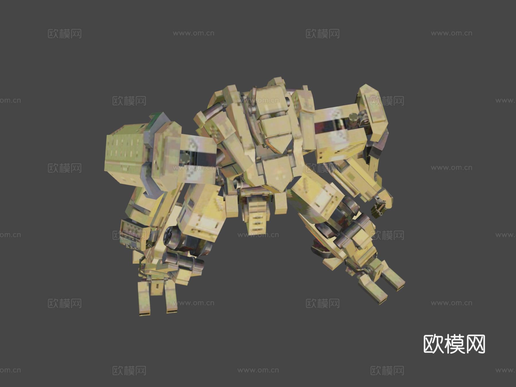 战争前线机甲概念su模型