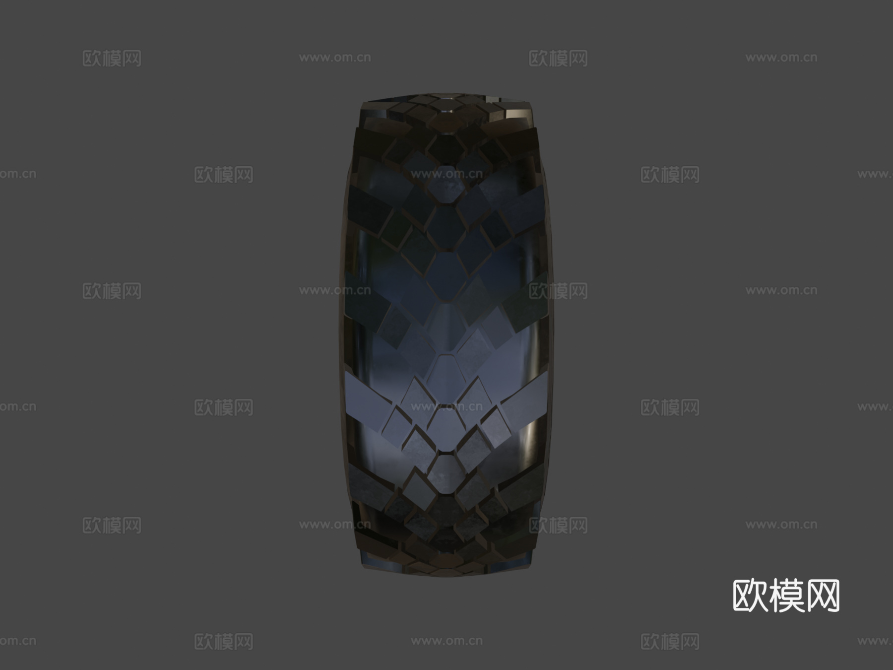 越野卡车车轮su模型