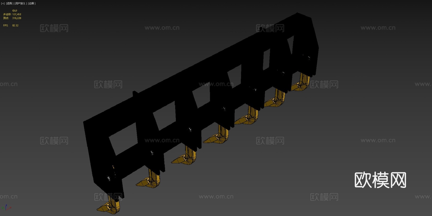 齿撕裂者su模型