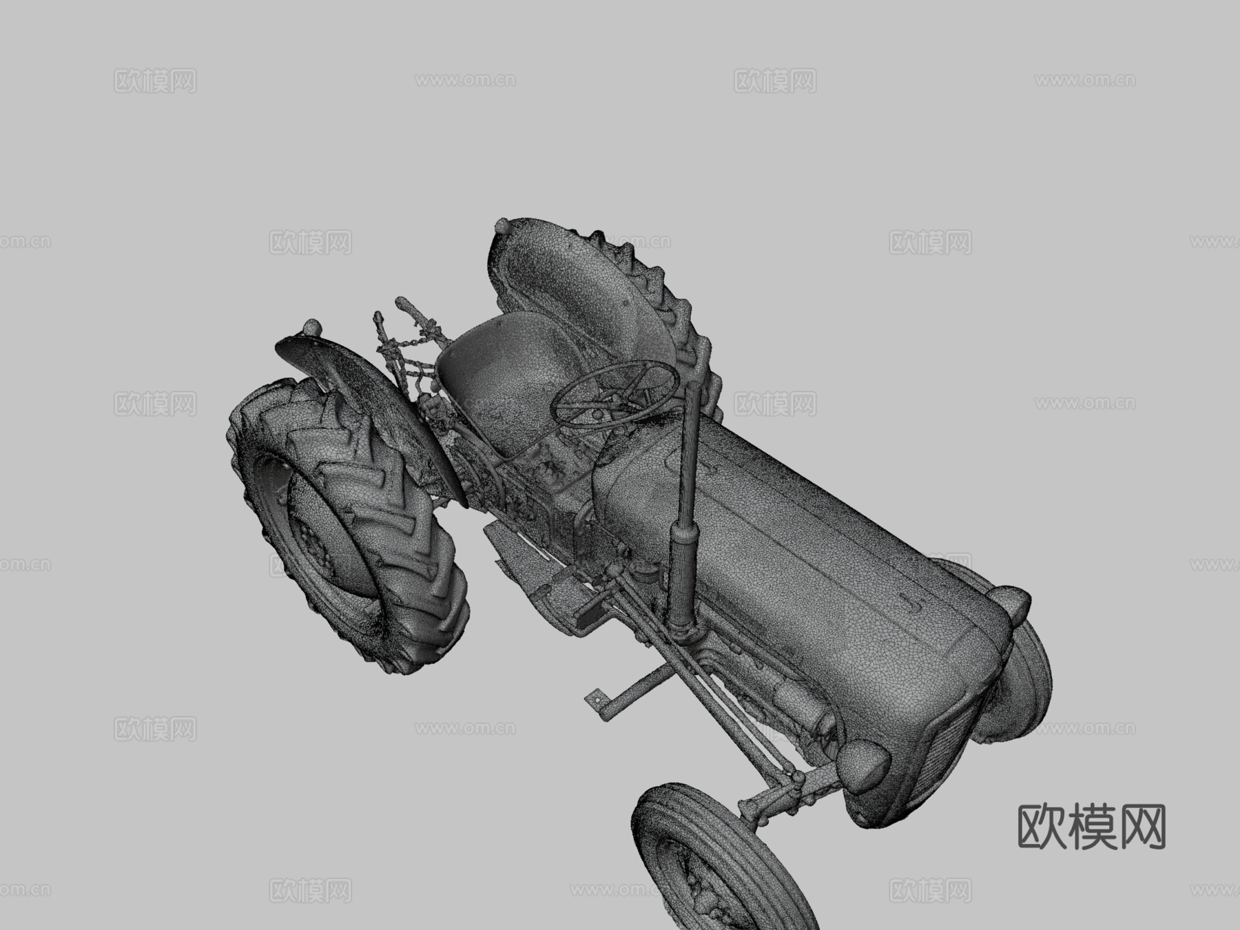 拖拉机Massey Ferguson 35型su模型