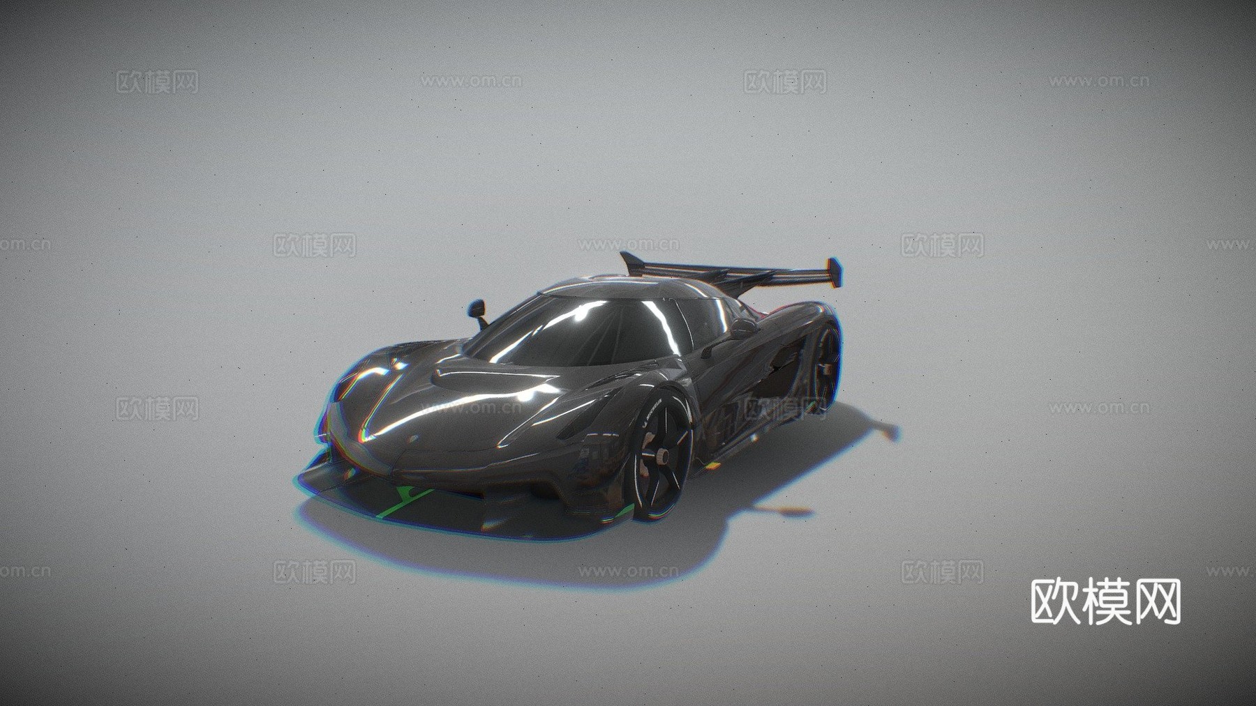 科尼赛克 Jesko 黑色 2020su模型